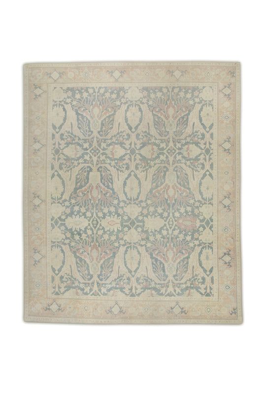 #5050 Turkish Antique Look Oushak 9'5" x 11'9"