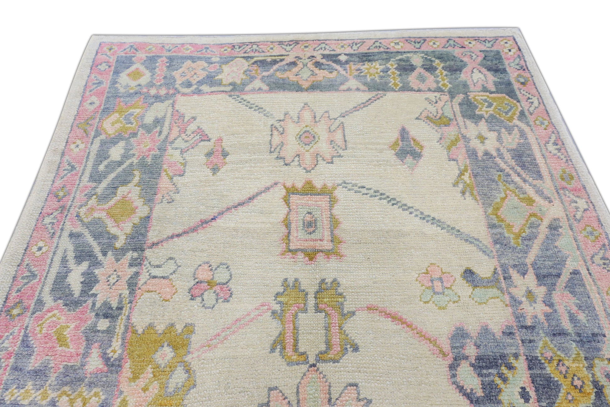 Turkish Oushak Rug 5'8" x 6'11" #4608