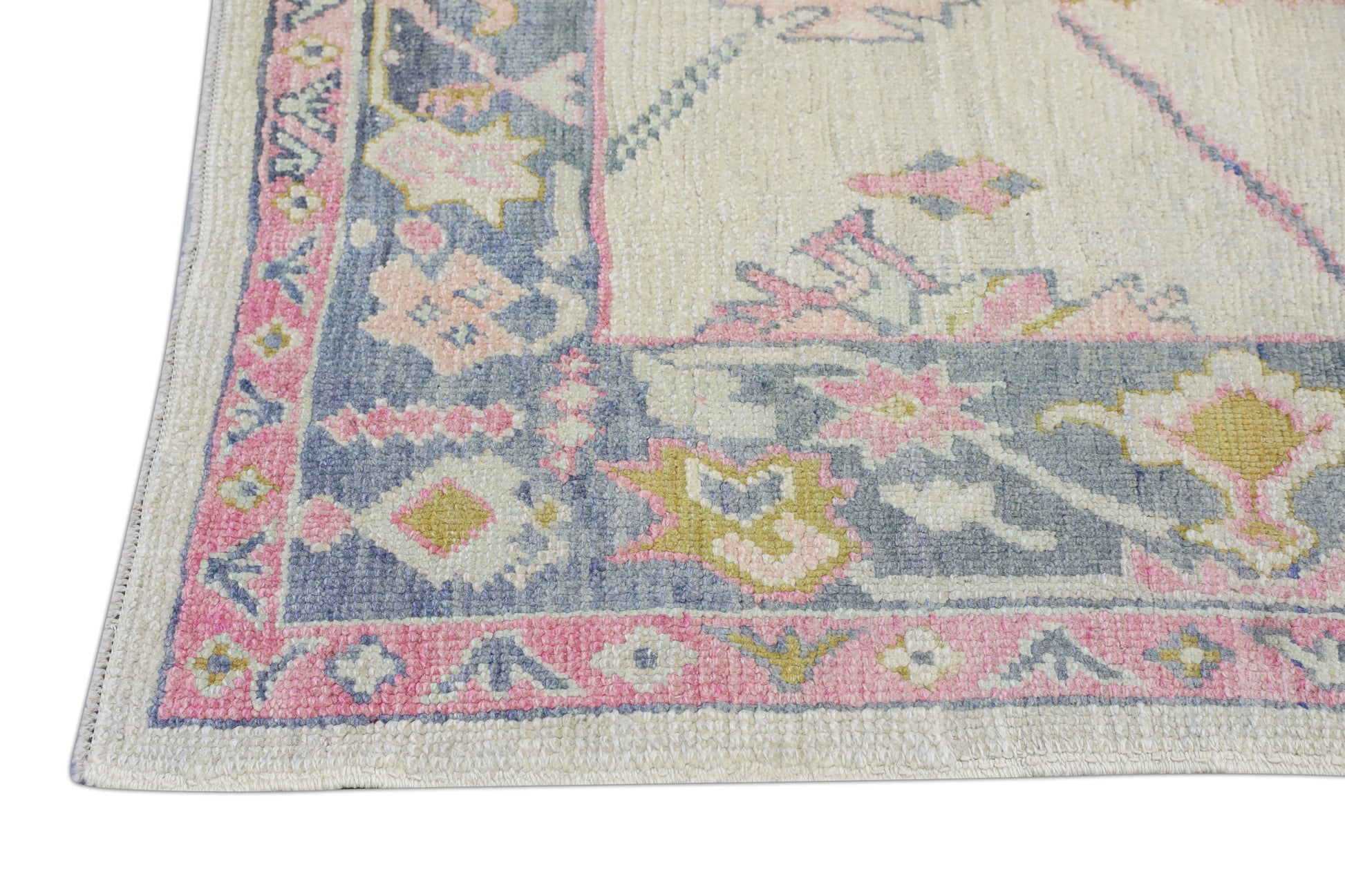 Turkish Oushak Rug 5'8" x 6'11" #4608