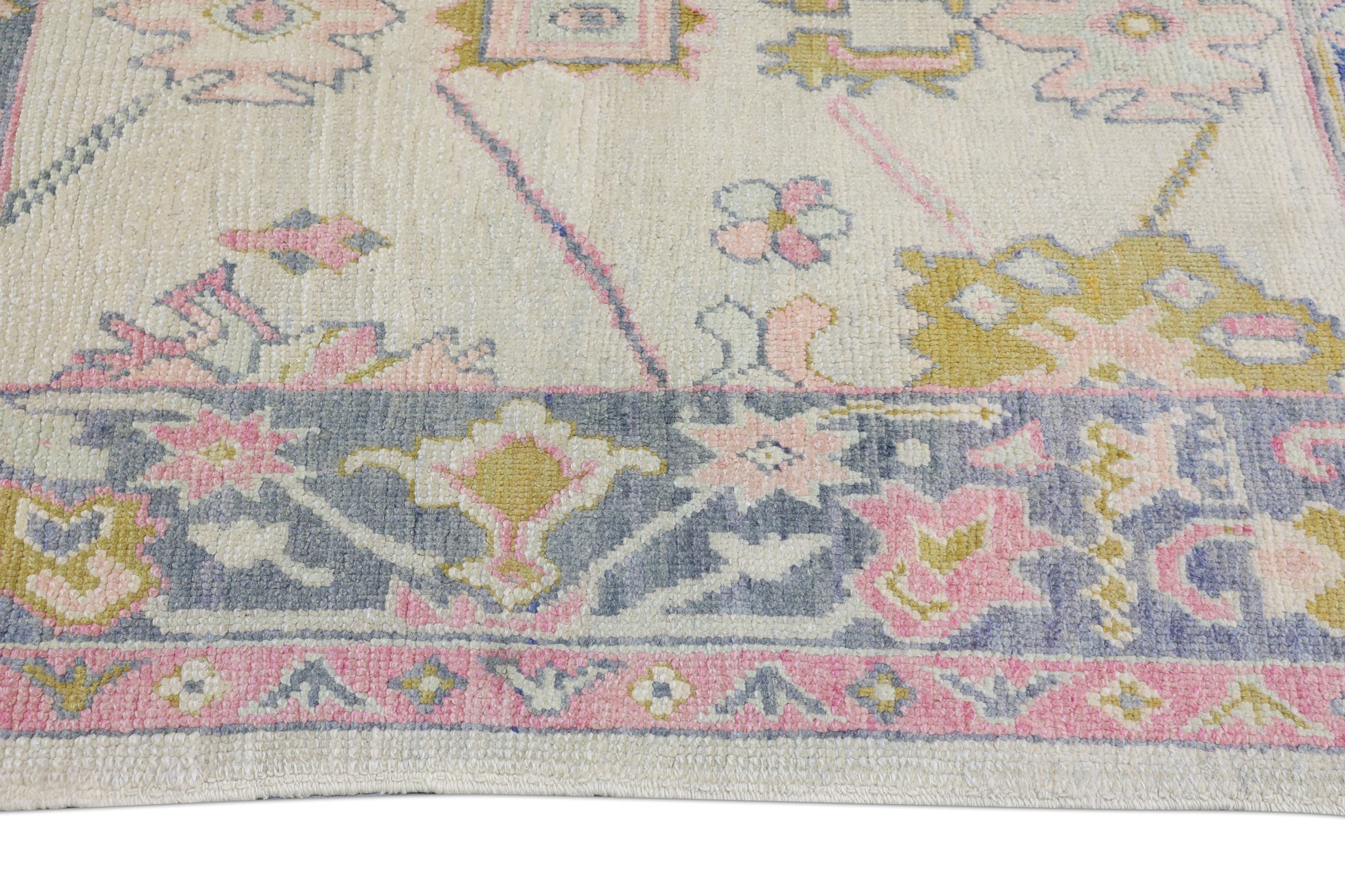 Turkish Oushak Rug 5'8" x 6'11" #4608