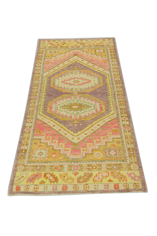 #1481 Turkish Oushak 3' x 7'5"