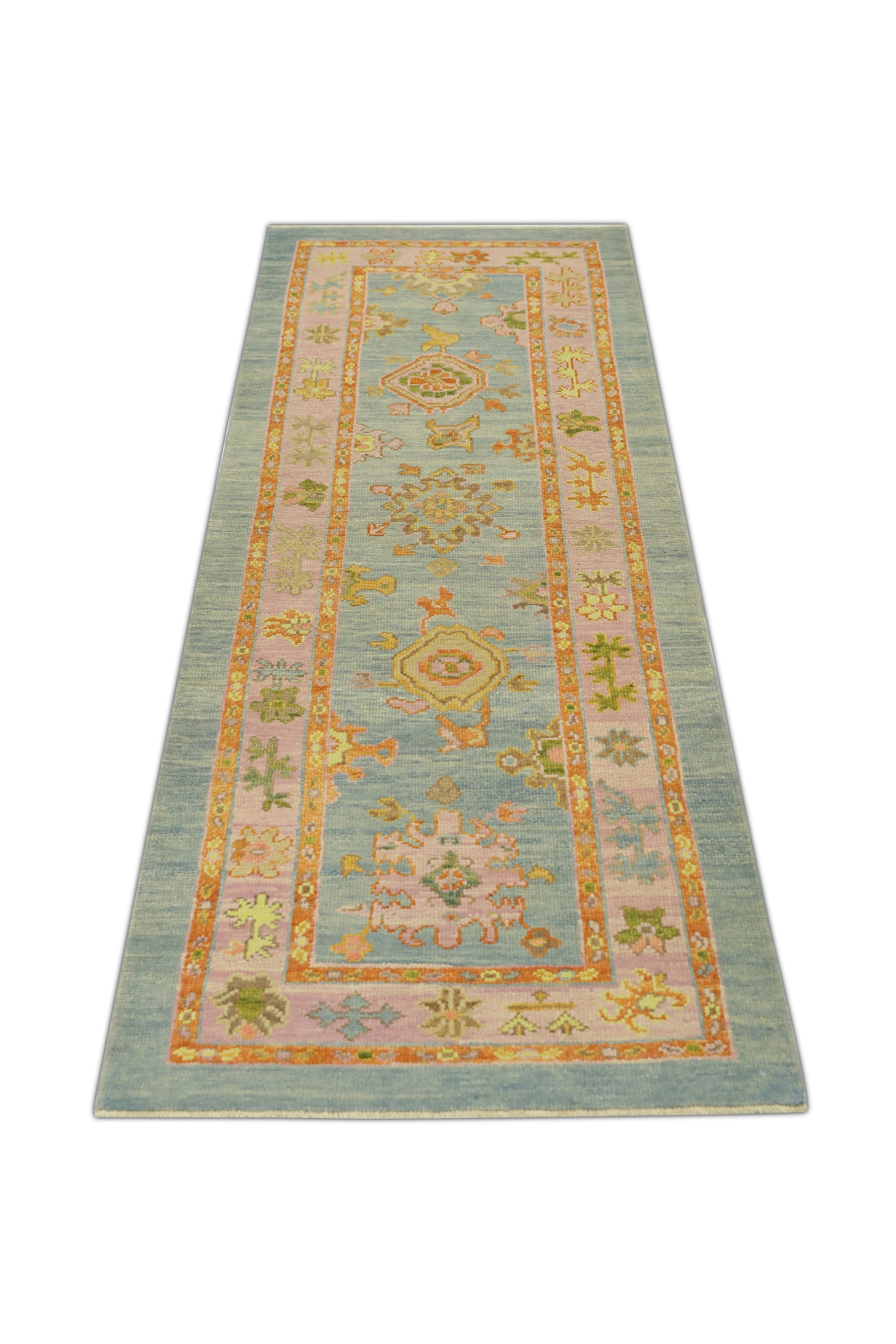 Turkish Oushak Rug 3' x 8'6" #753