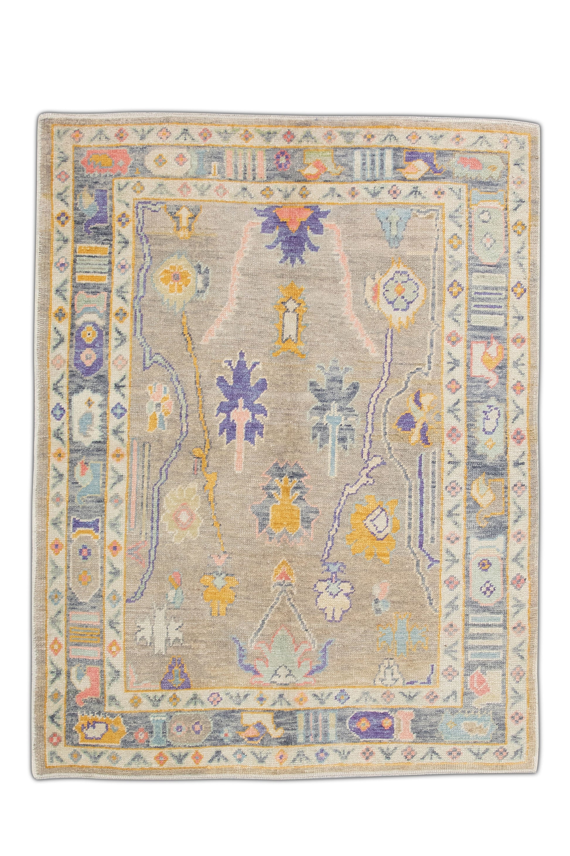 Turkish Oushak Rug 5'8" x 7'8" #4605