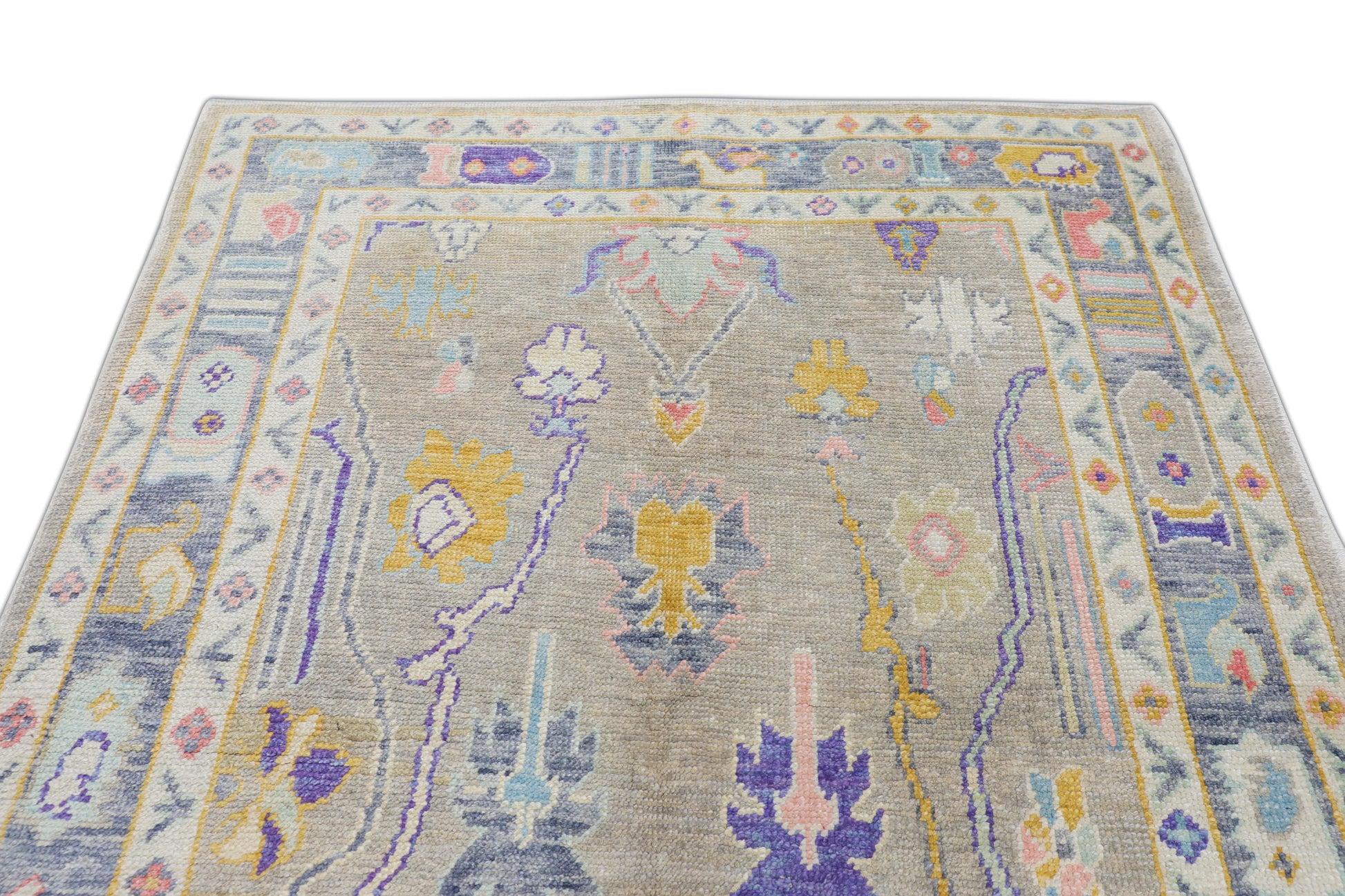 Turkish Oushak Rug 5'8" x 7'8" #4605