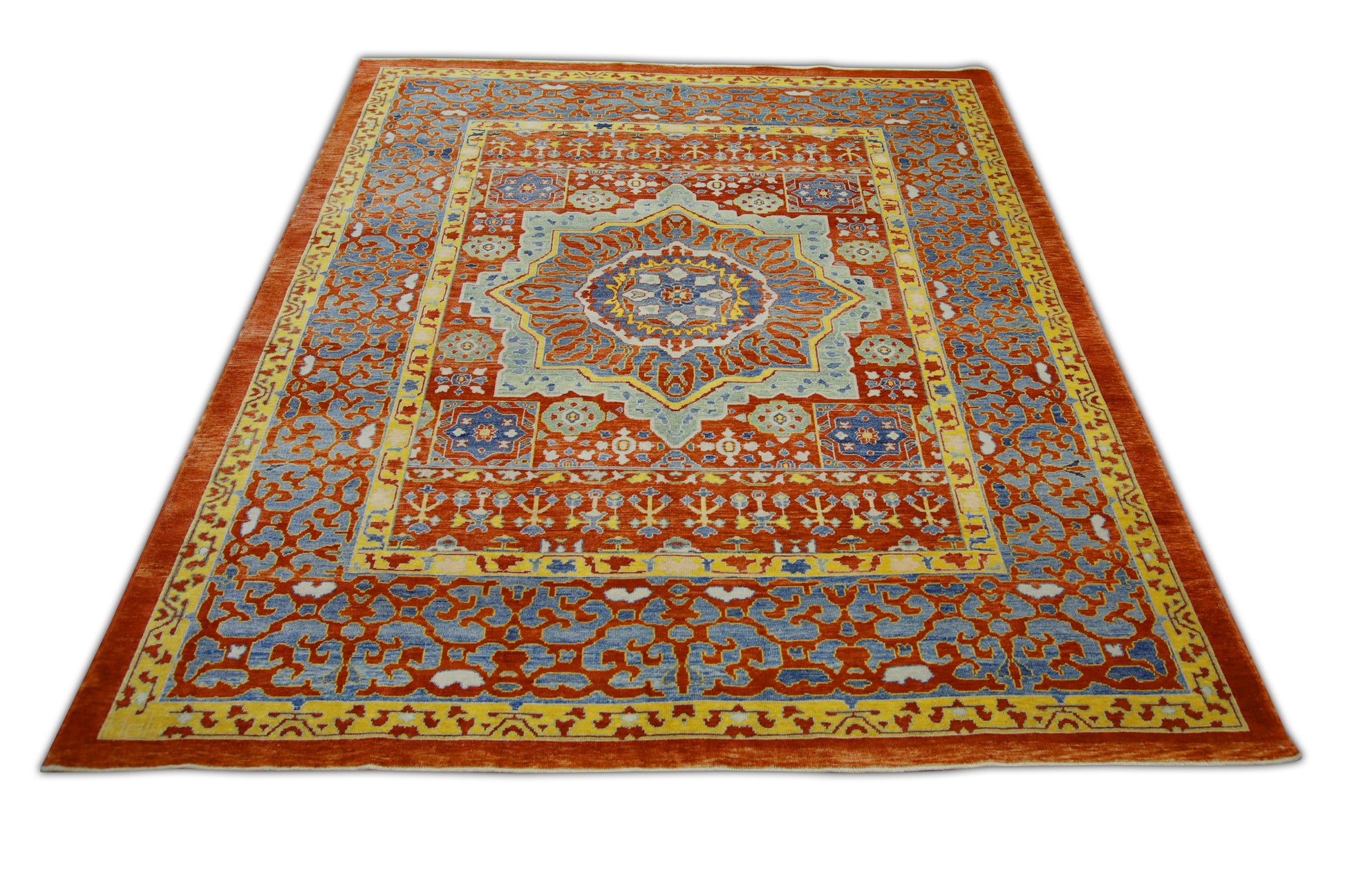 Turkish Antique Look Oushak Rug 8'3" x 10'2"  #5428