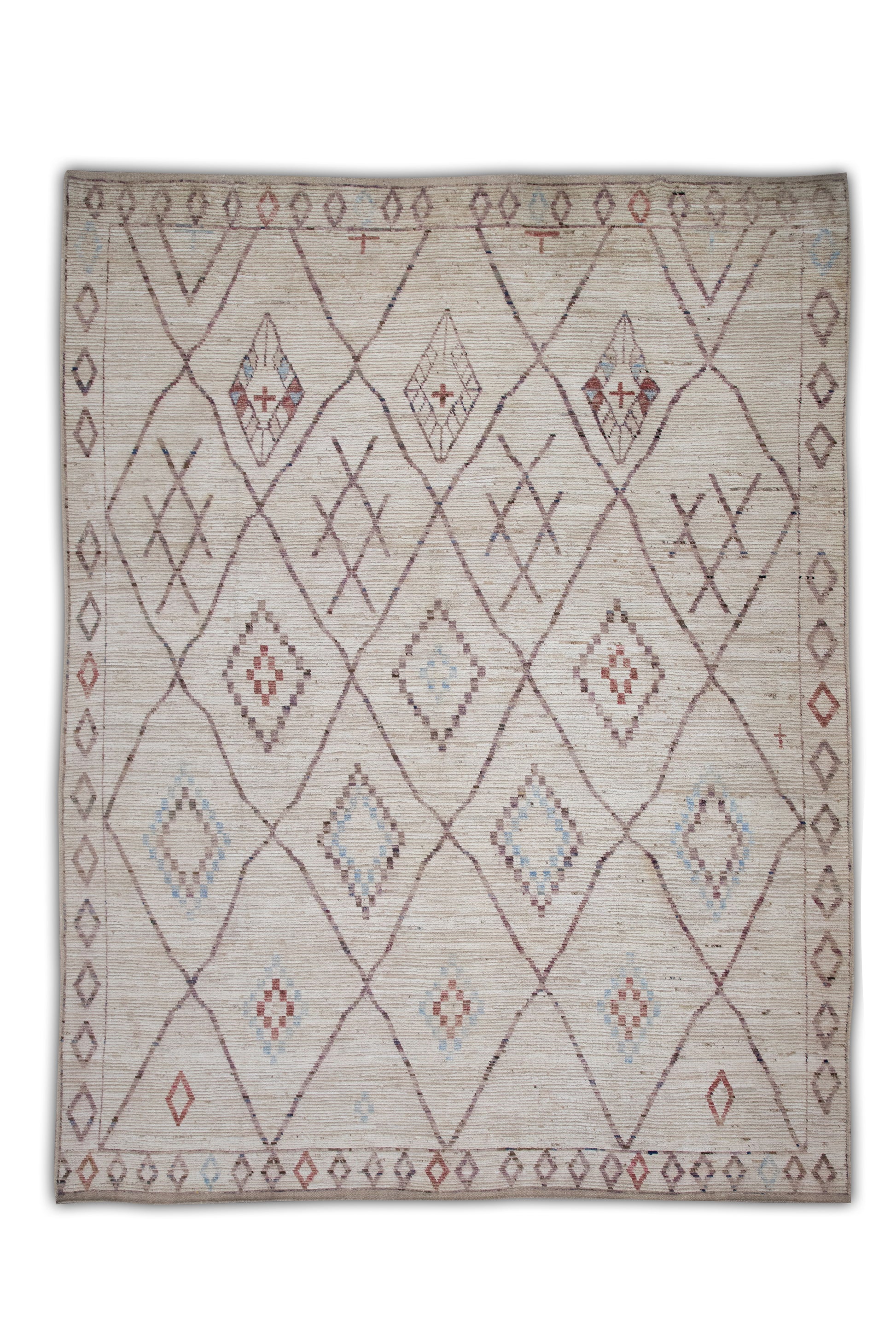 Turkish Tulu Rug Hand Knotted 10'2" x 13'7" #6013