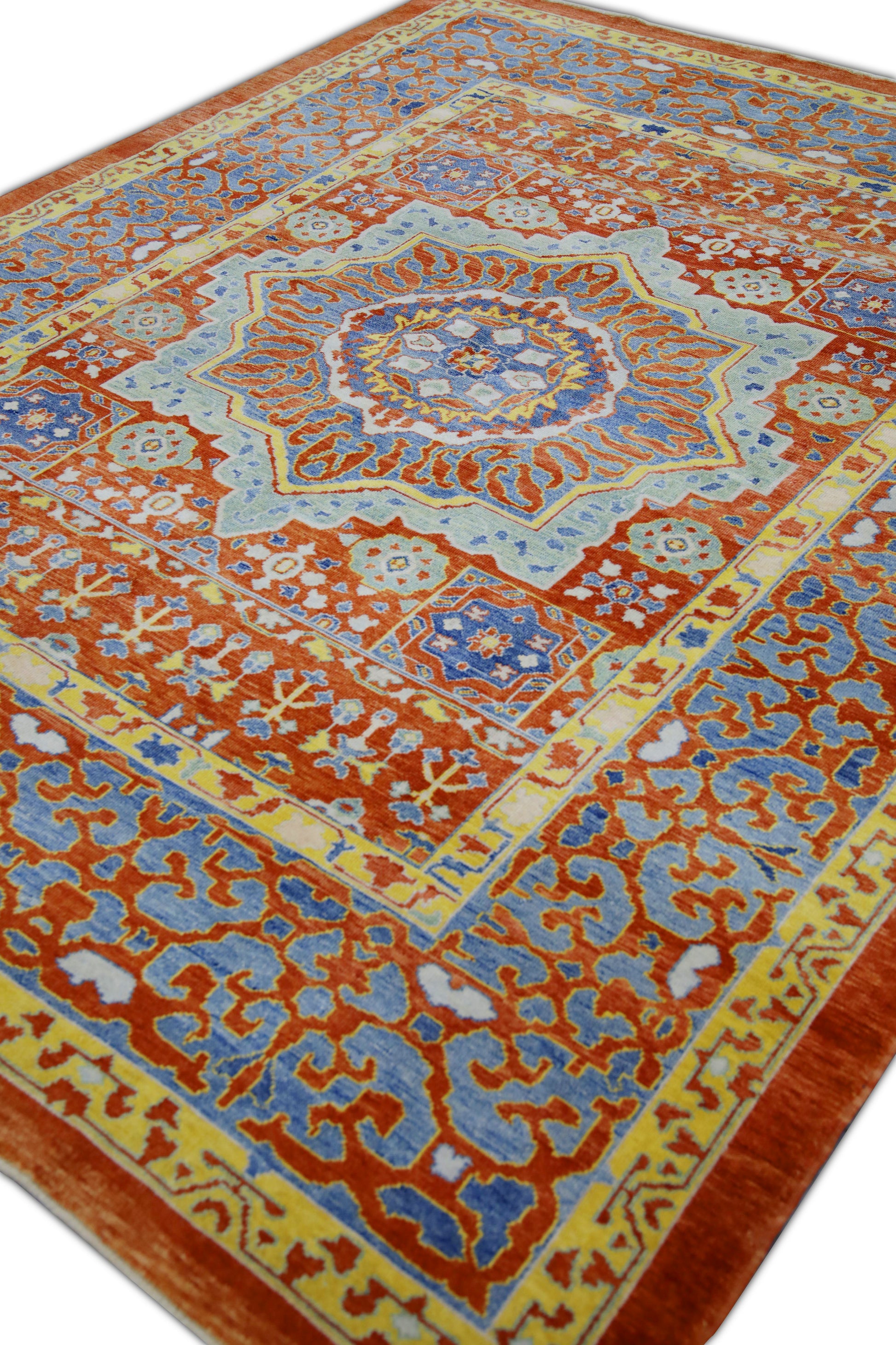 Turkish Antique Look Oushak Rug 8'3" x 10'2"  #5428