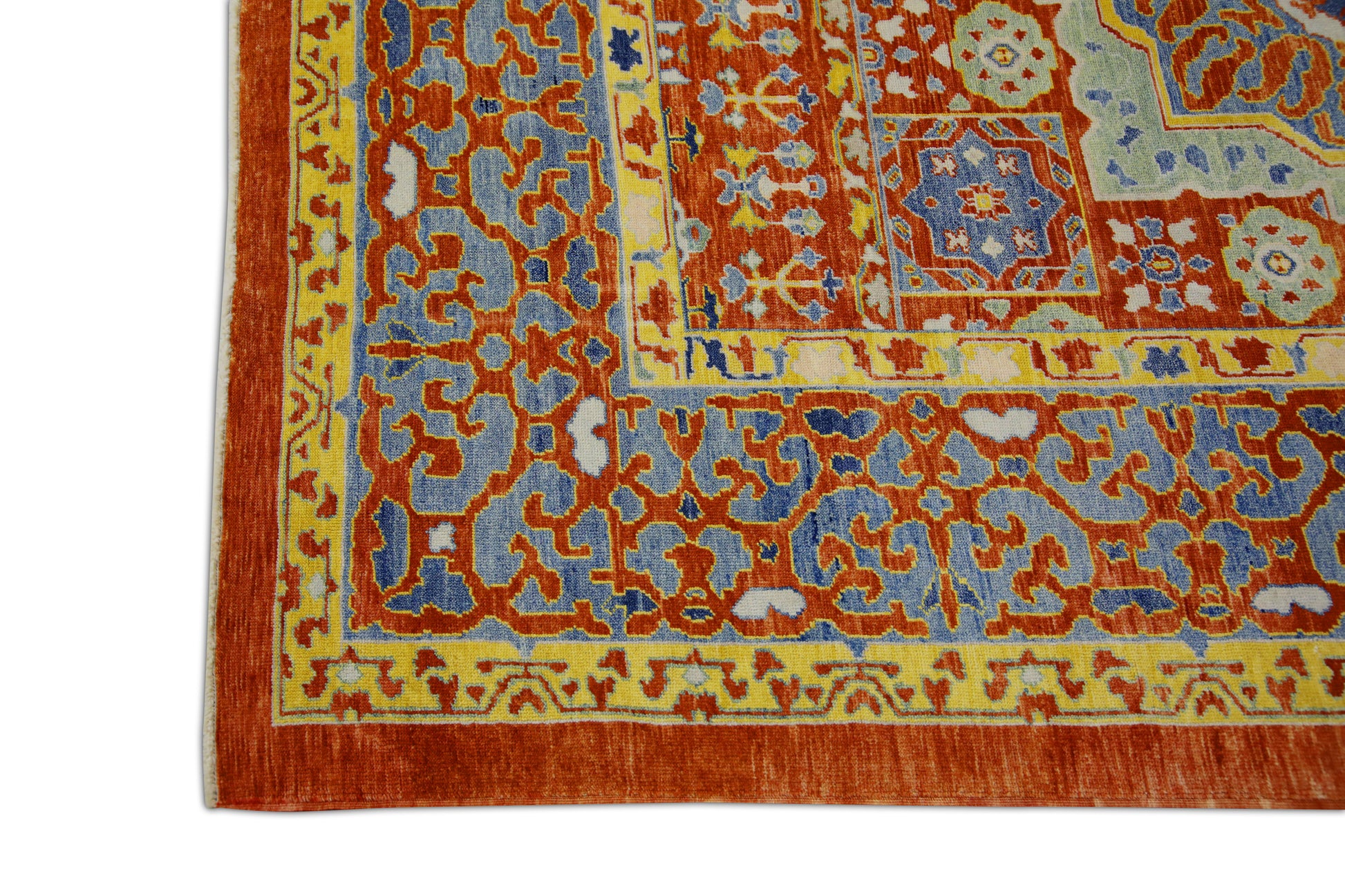 Turkish Antique Look Oushak Rug 8'3" x 10'2"  #5428