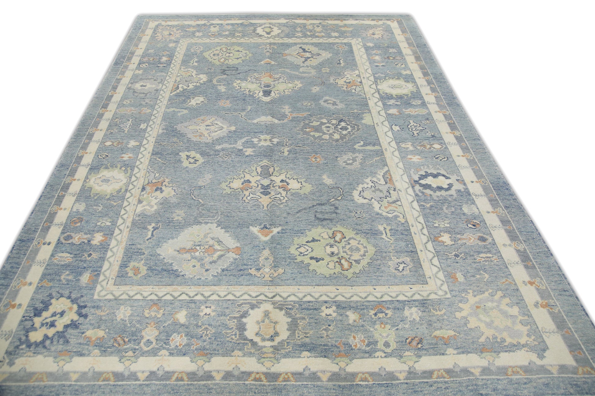 Turkish Oushak Rug 8'10" x 11'9" #7213