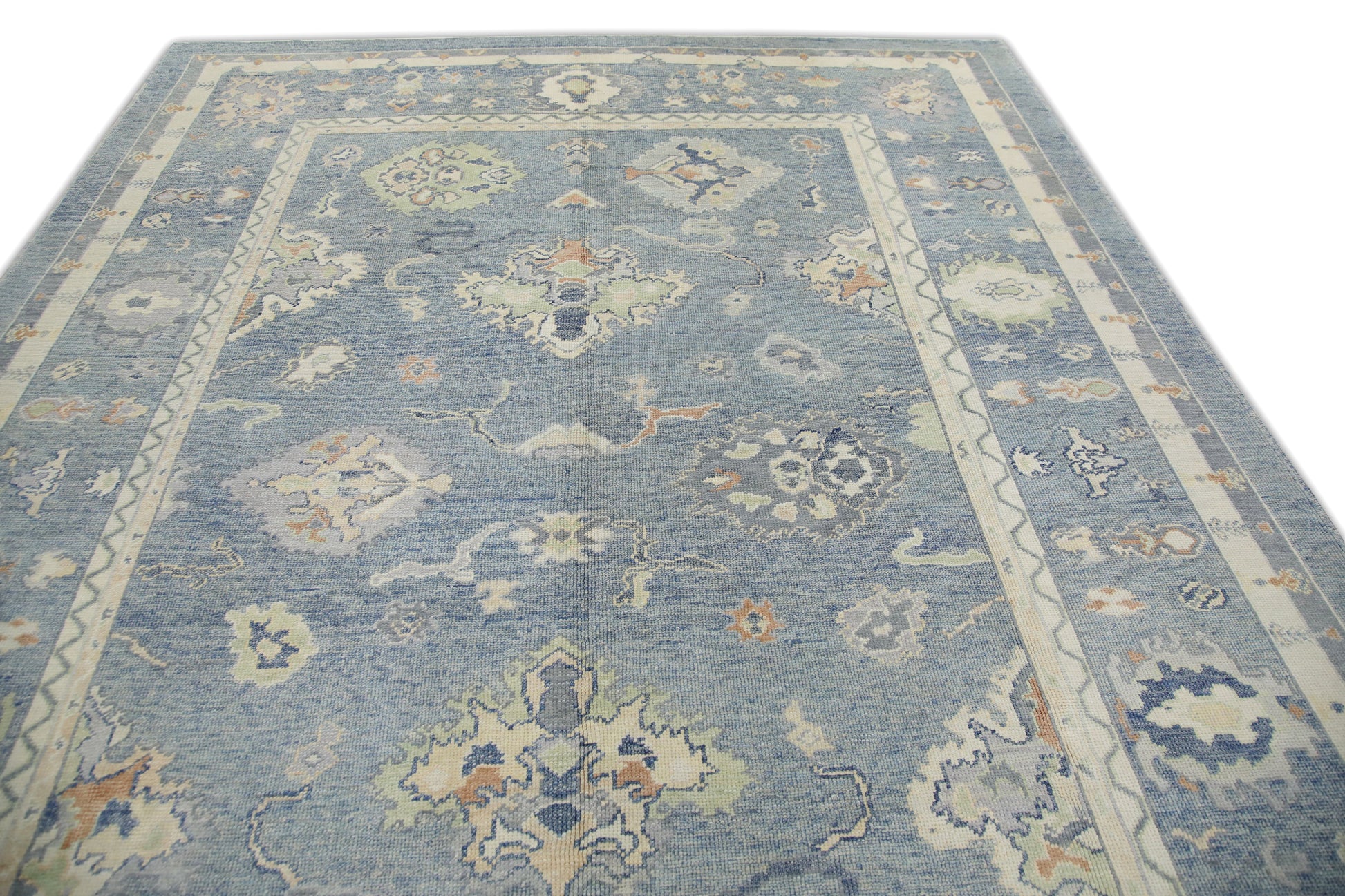 Turkish Oushak Rug 8'10" x 11'9" #7213