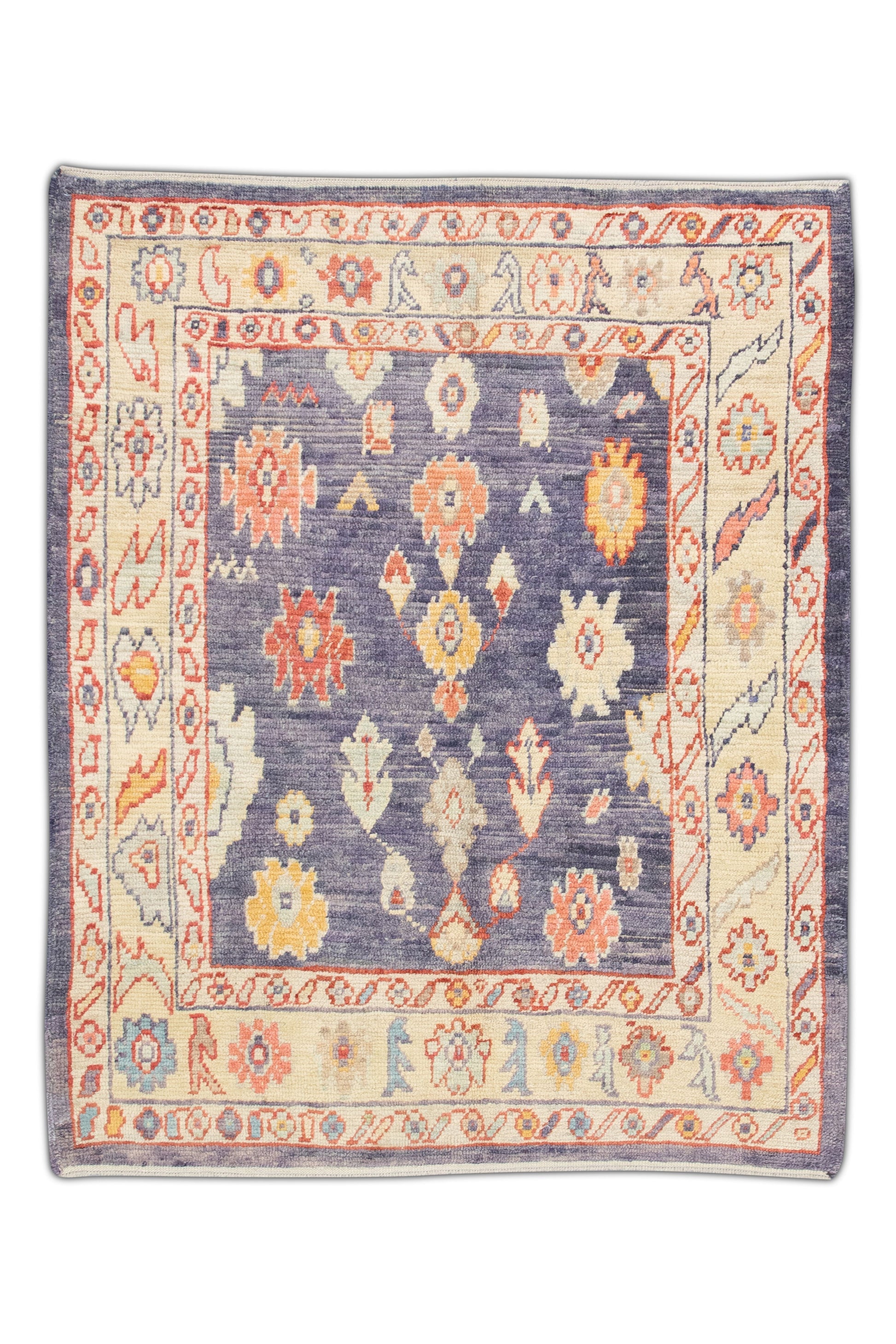 Turkish Oushak Rug 5'4" x 6'9" #4602