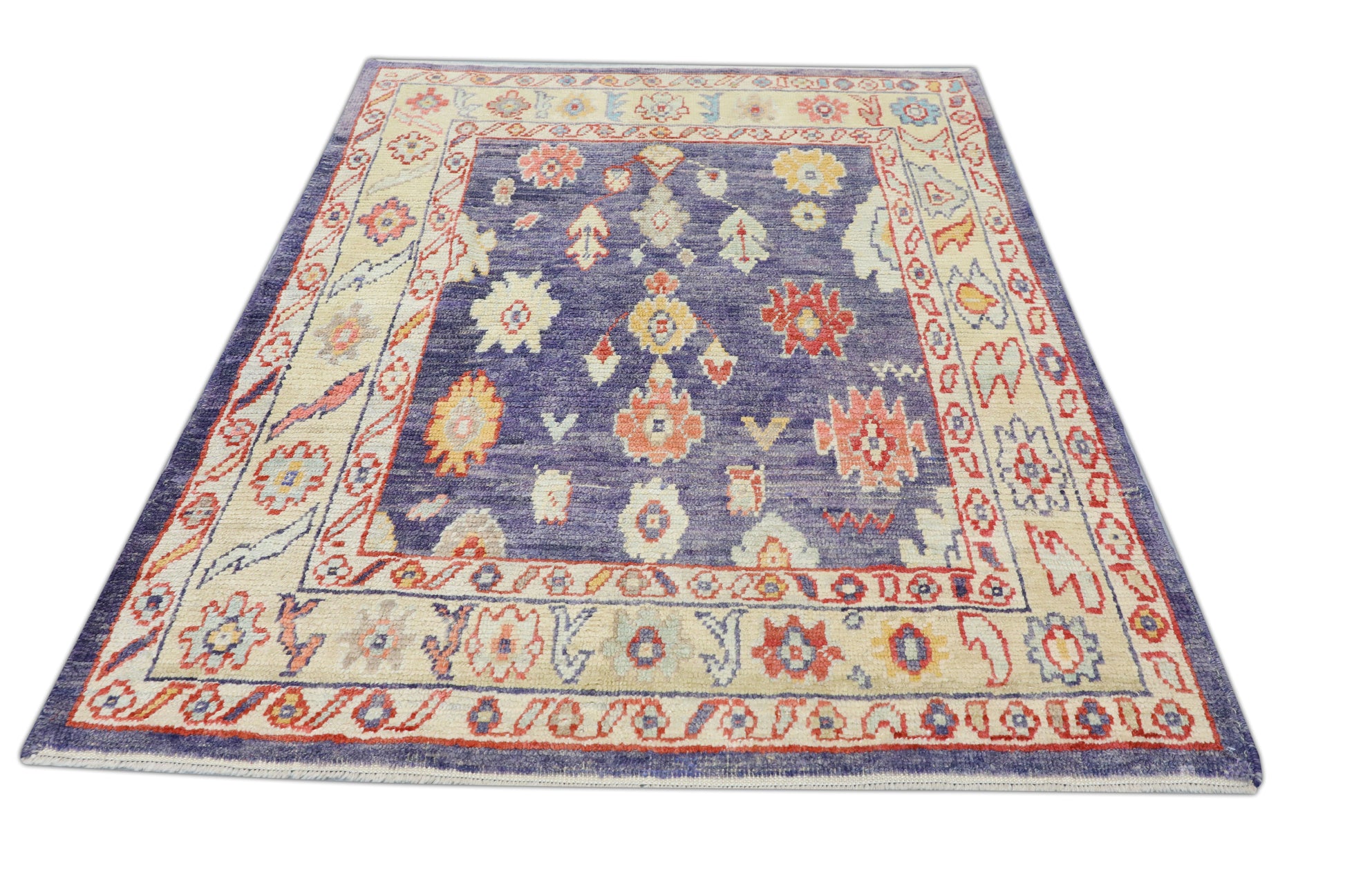 Turkish Oushak Rug 5'4" x 6'9" #4602