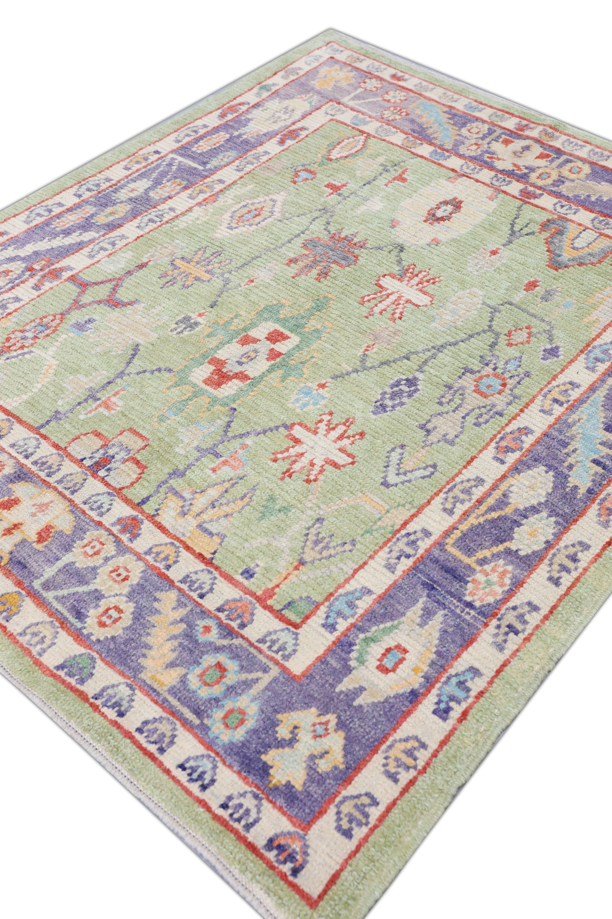 Turkish Oushak Rug 5'6" x 6'7" #4601