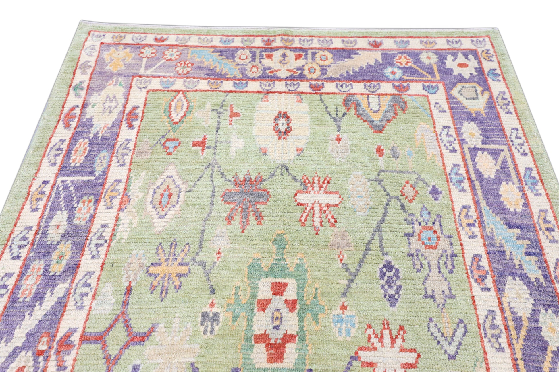 Turkish Oushak Rug 5'6" x 6'7" #4601