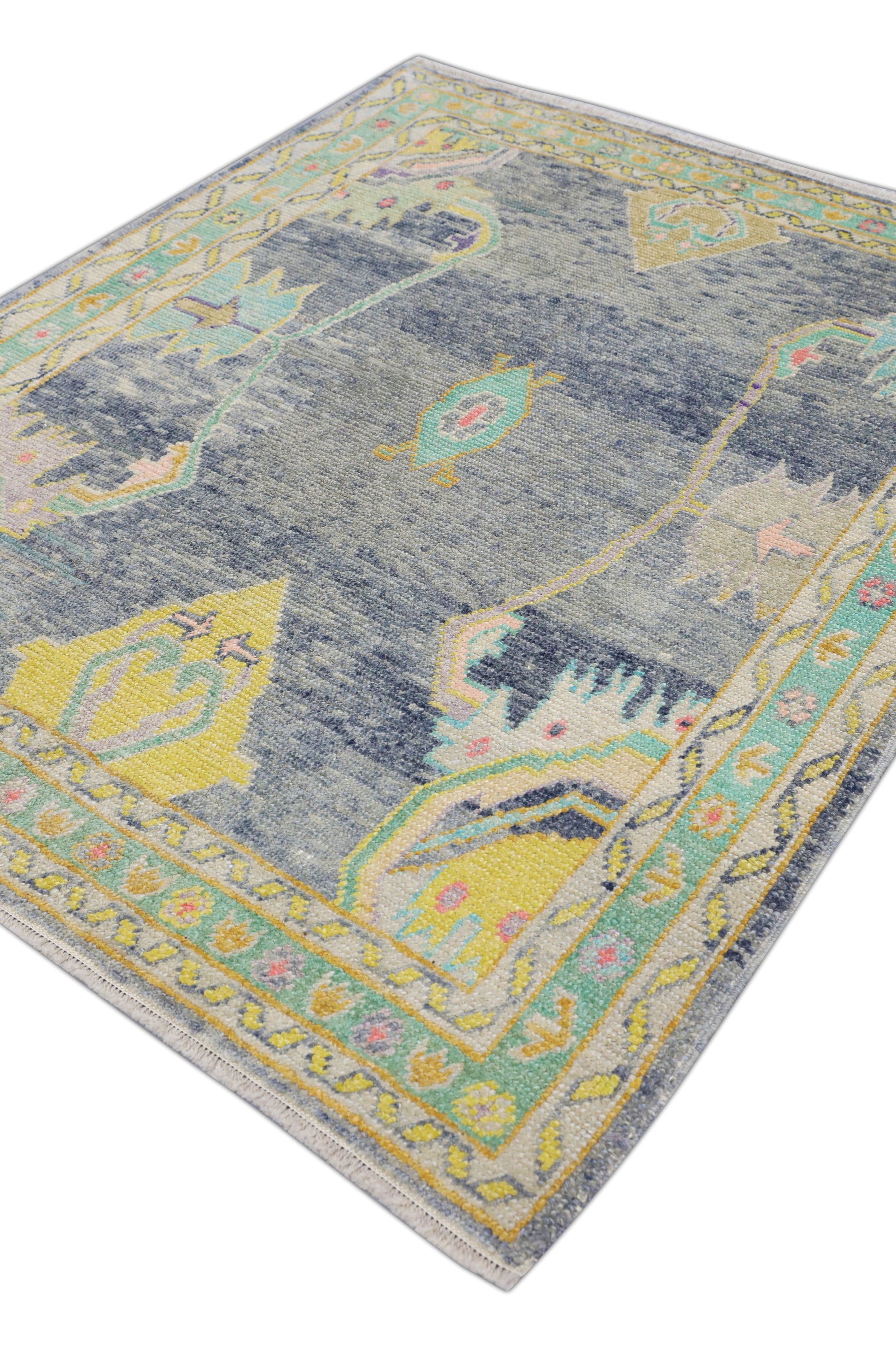 Turkish Oushak Rug 5'7" x 6'11" #4600