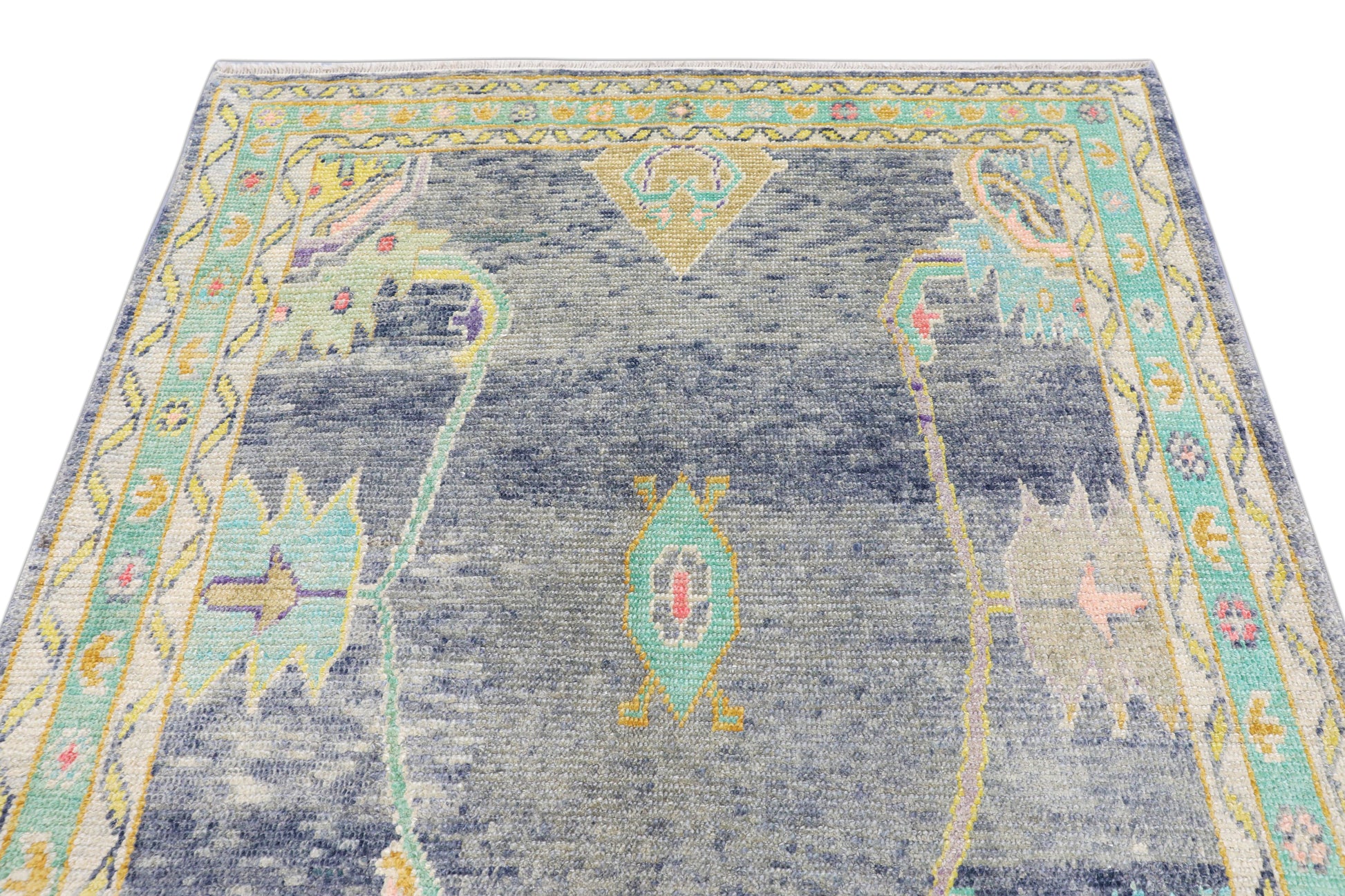 Turkish Oushak Rug 5'7" x 6'11" #4600