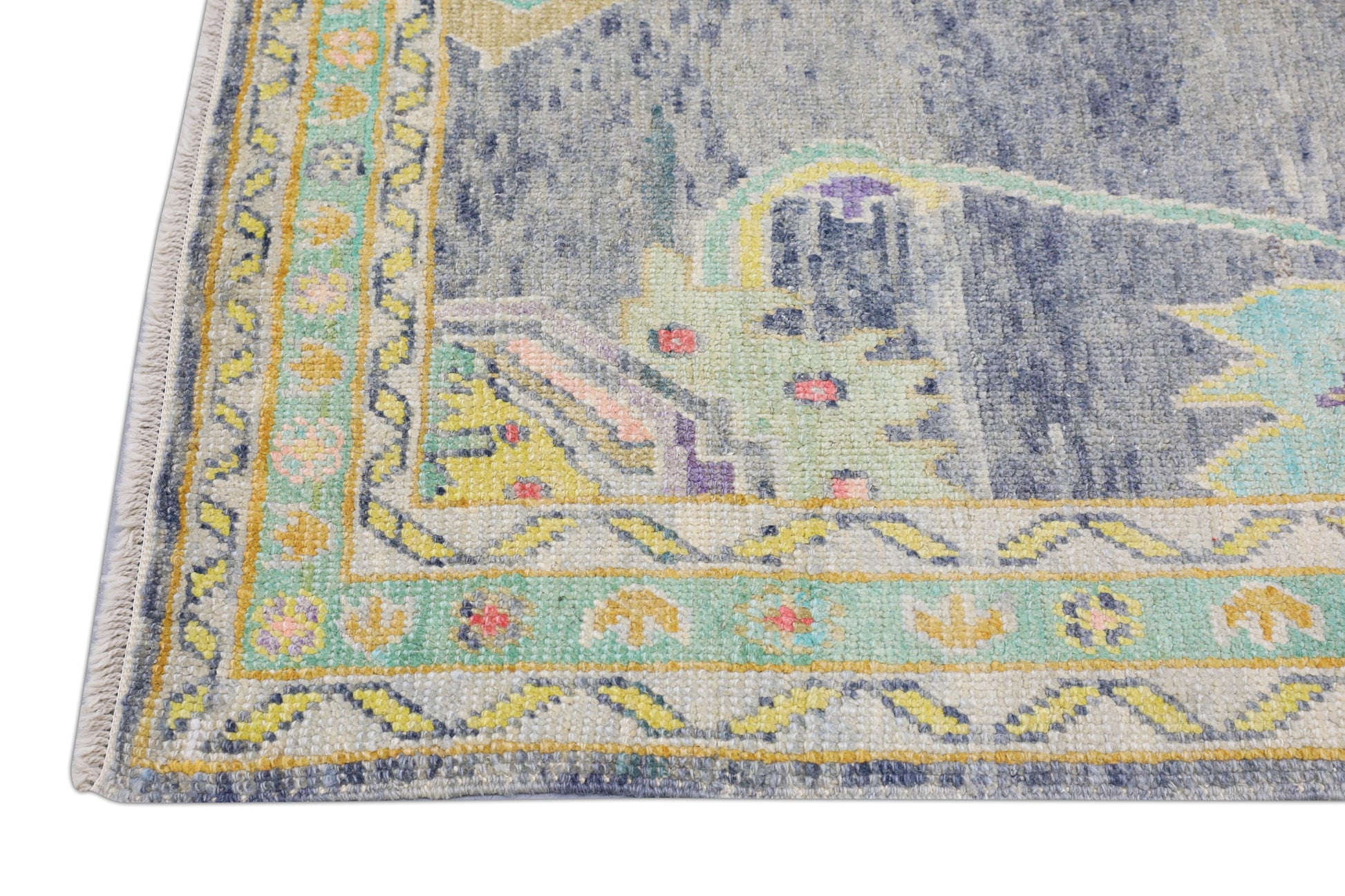 Turkish Oushak Rug 5'7" x 6'11" #4600