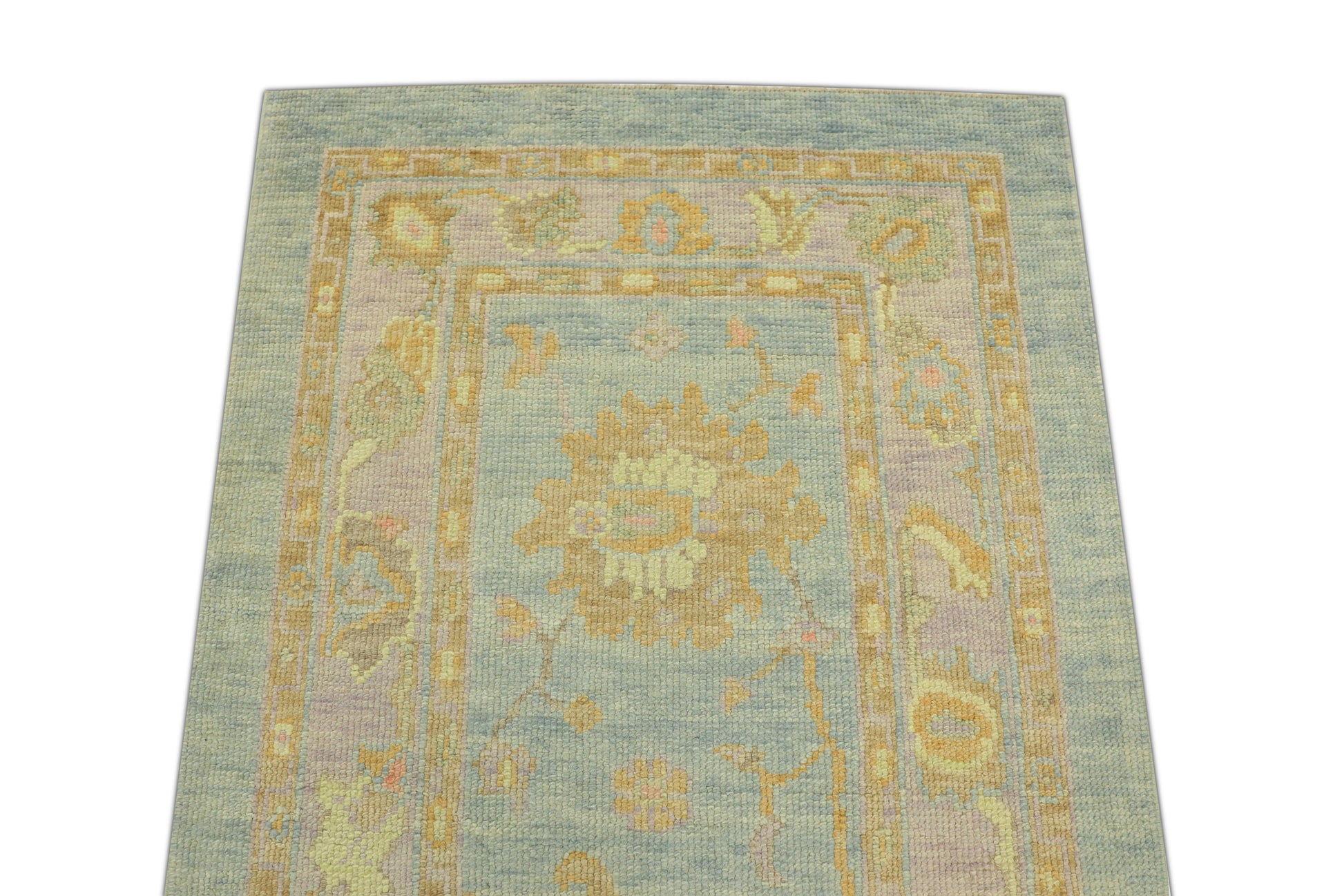 Turkish Oushak Rug 2'11" x 6'2" #1219