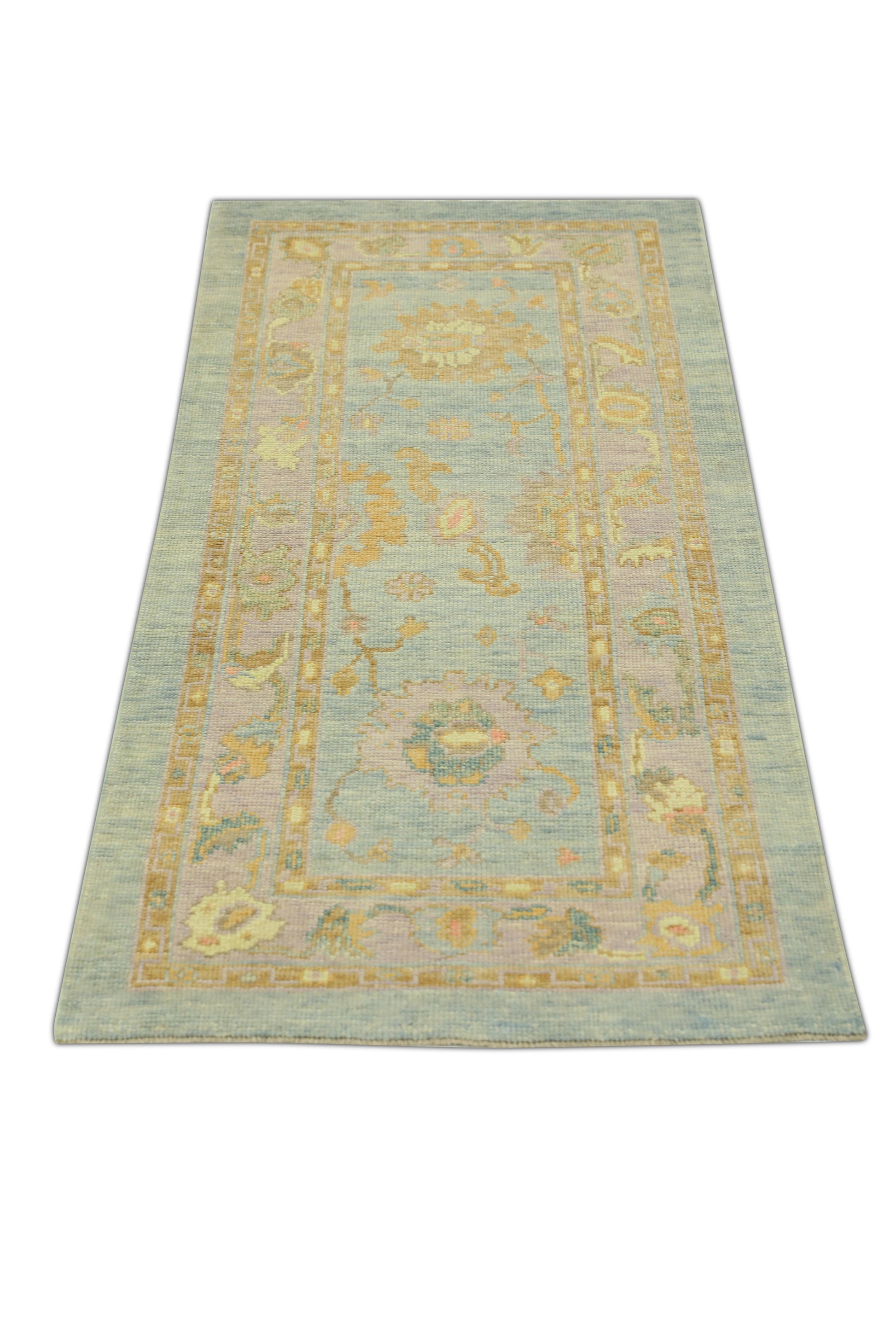 Turkish Oushak Rug 2'11" x 6'2" #1219
