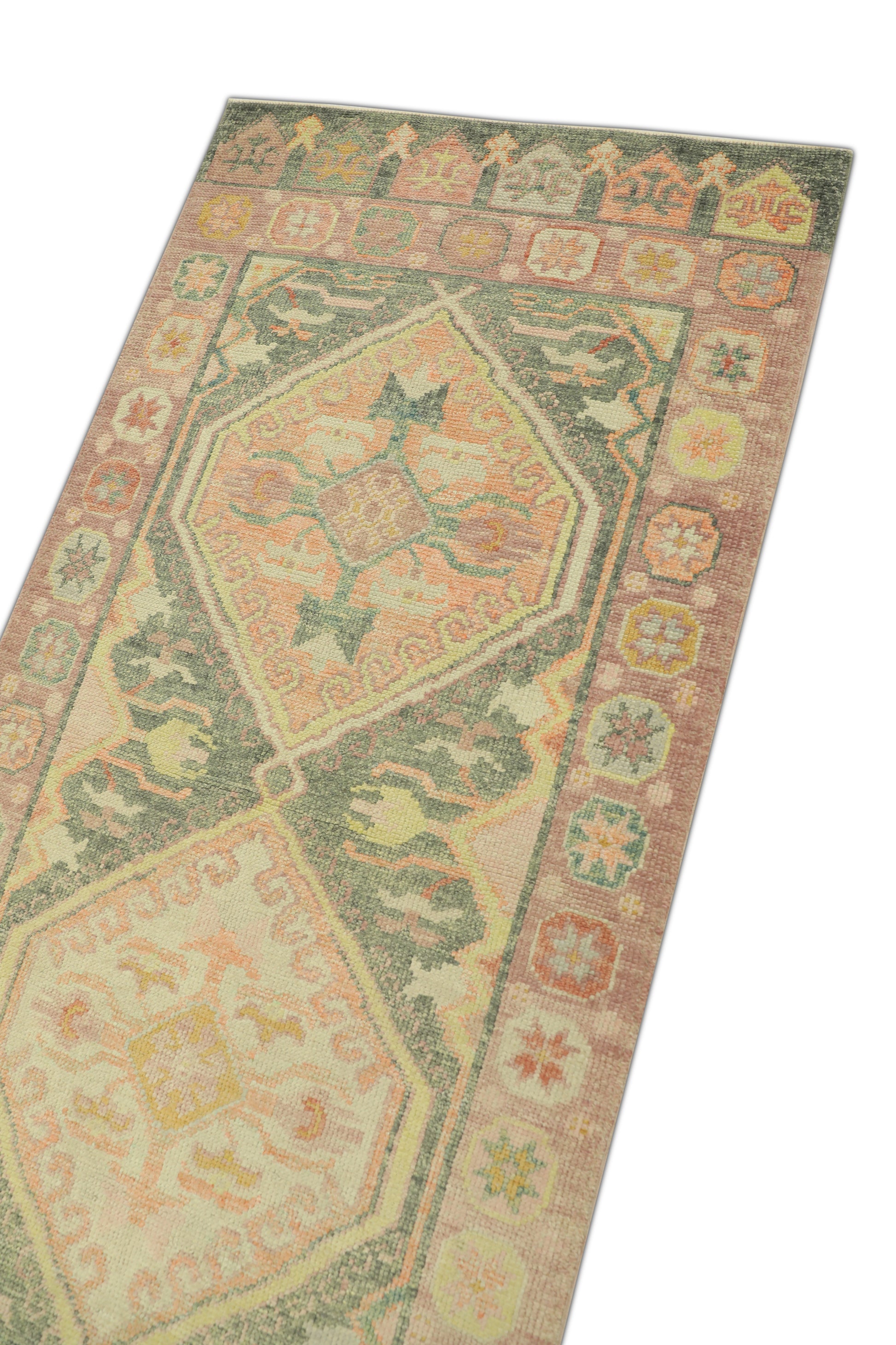 Turkish Oushak Rug 3'1" x 6'6" #1244