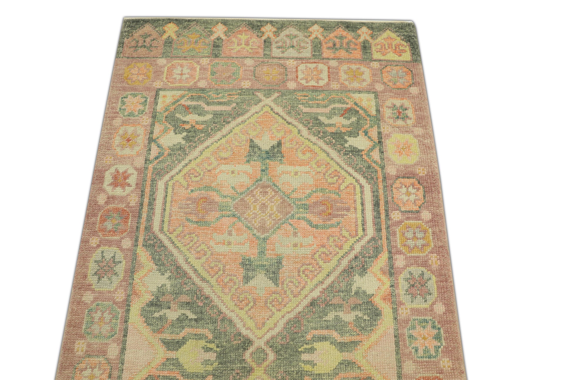 Turkish Oushak Rug 3'1" x 6'6" #1244