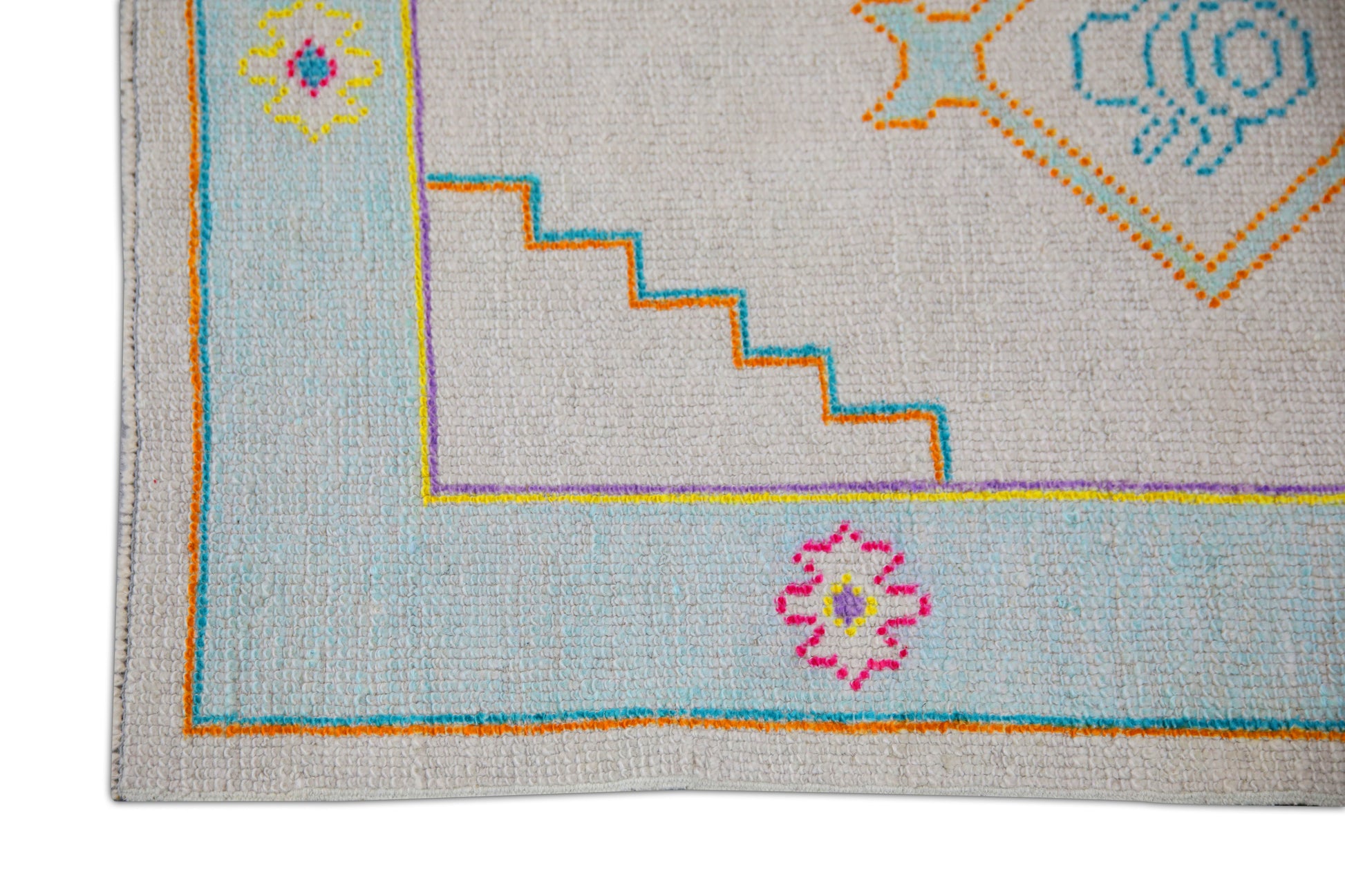 Turkish Oushak Rug 2'7" x 9'10" #23