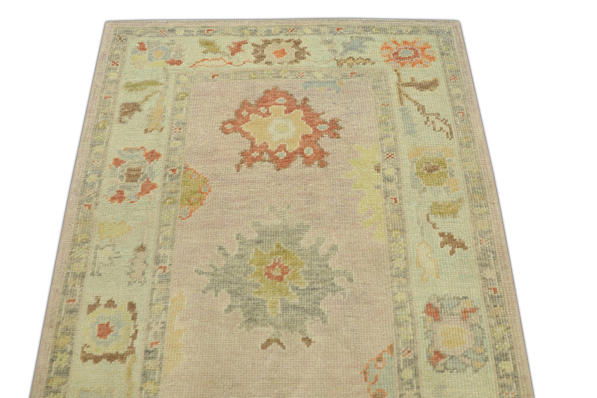 Turkish Oushak Rug 3'2" x 5'10" #1259