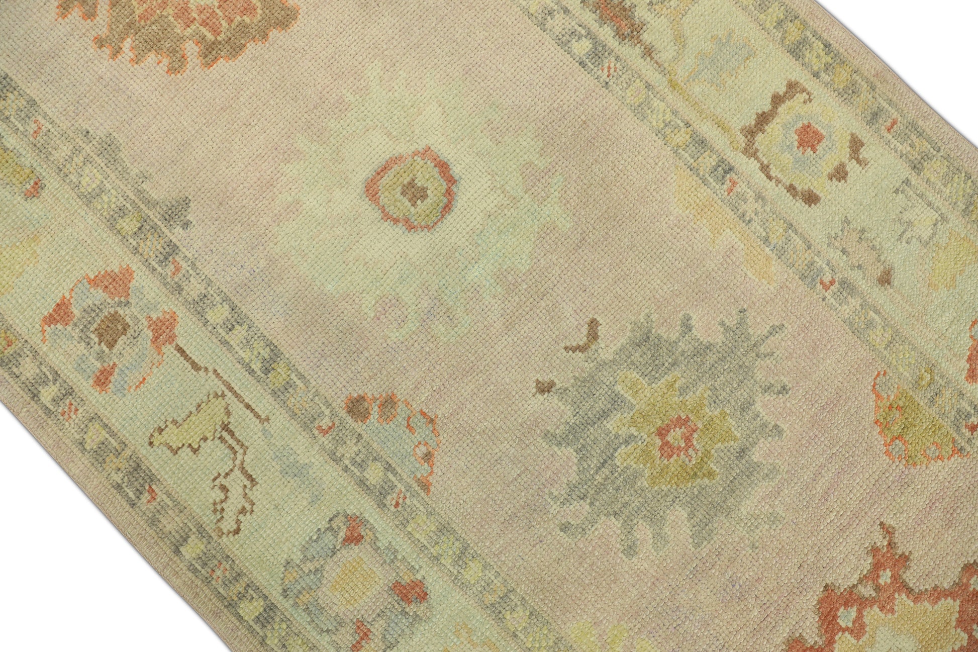 Turkish Oushak Rug 3'2" x 5'10" #1259