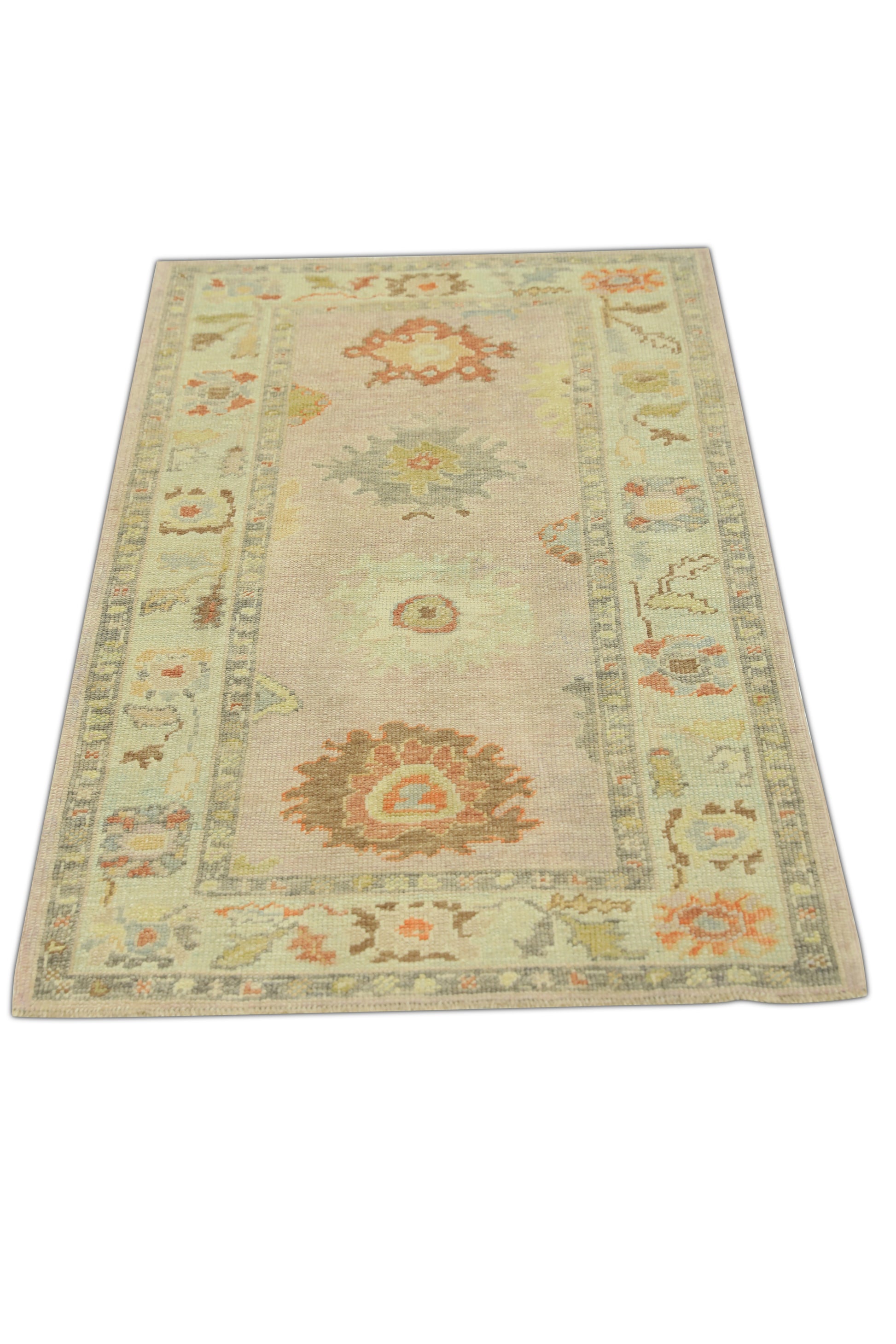 Turkish Oushak Rug 3'2" x 5'10" #1259