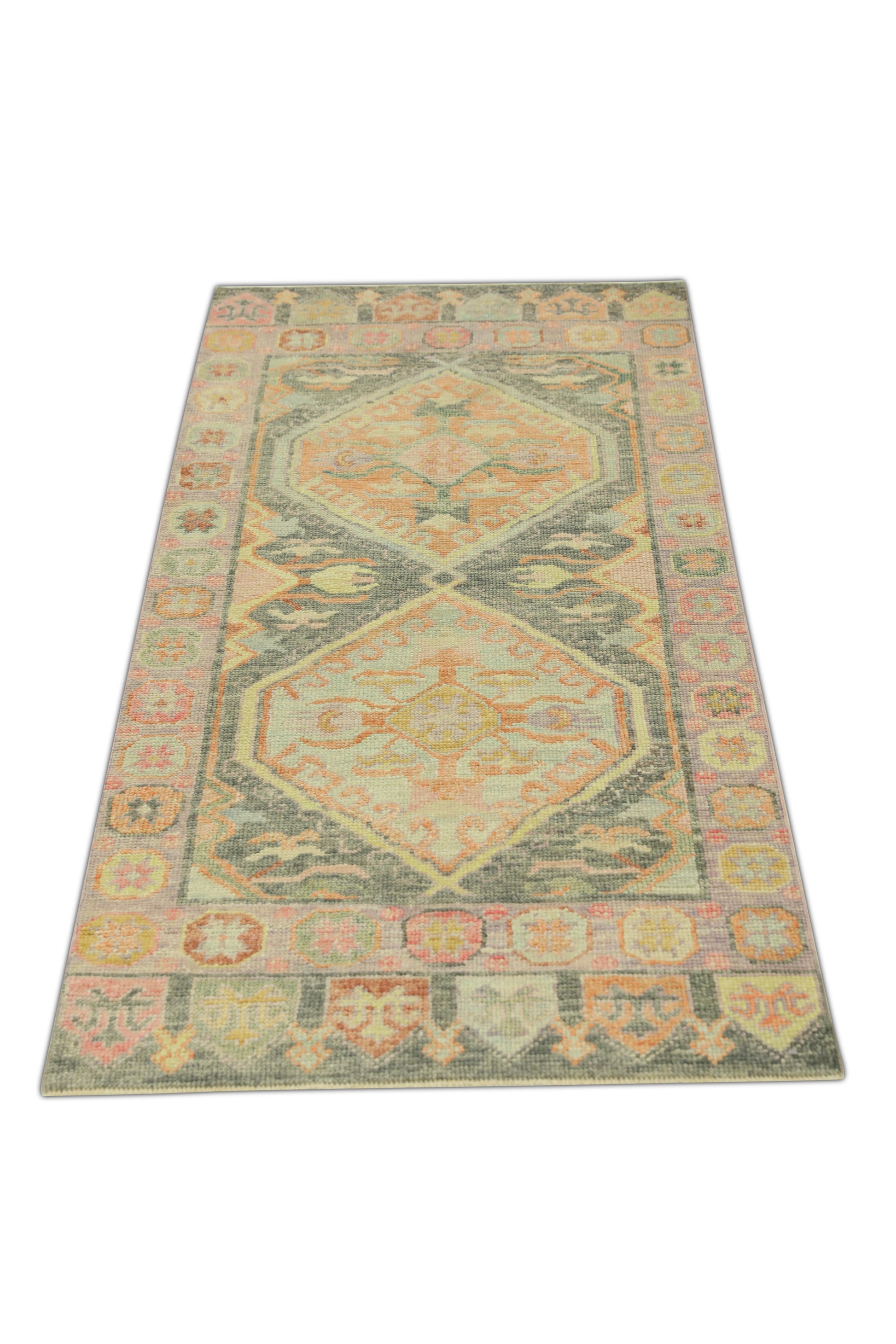 Turkish Oushak Rug 2'11" x 6'5" #1241