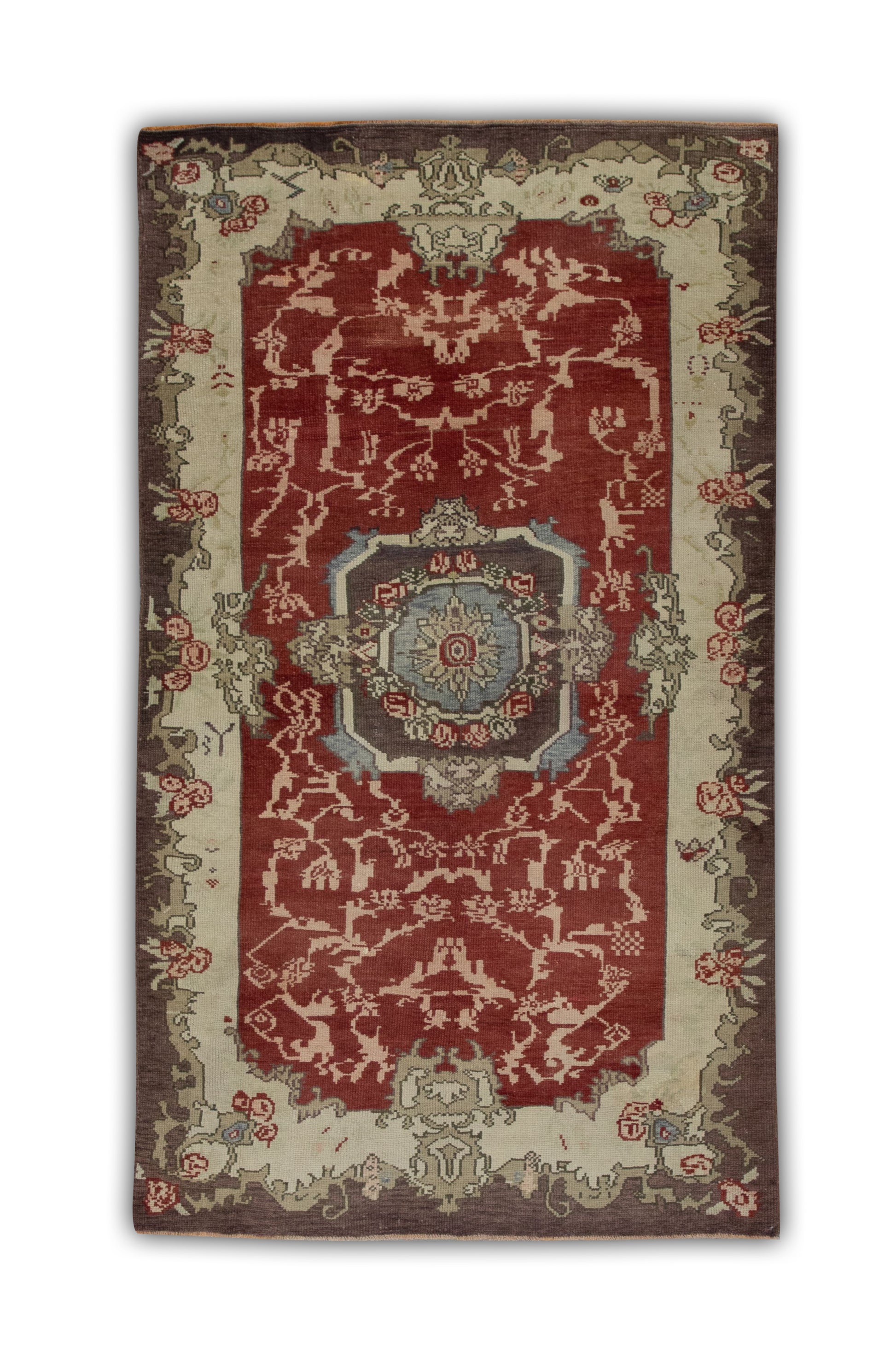 Turkish Vintage Anatolian Rug  4'9" x 8'3" #2122