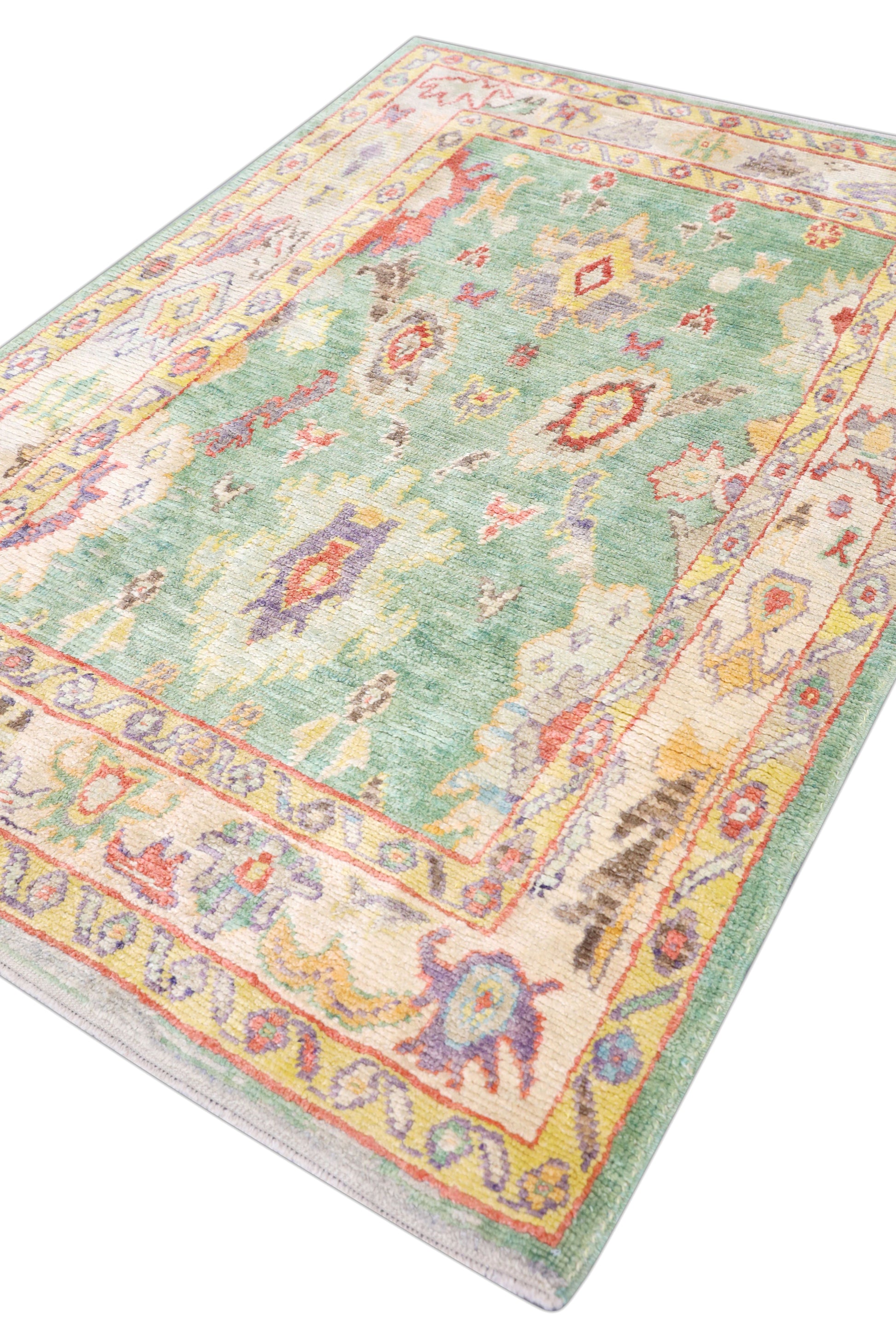 Turkish Oushak Rug 5'4" x 8' #4593
