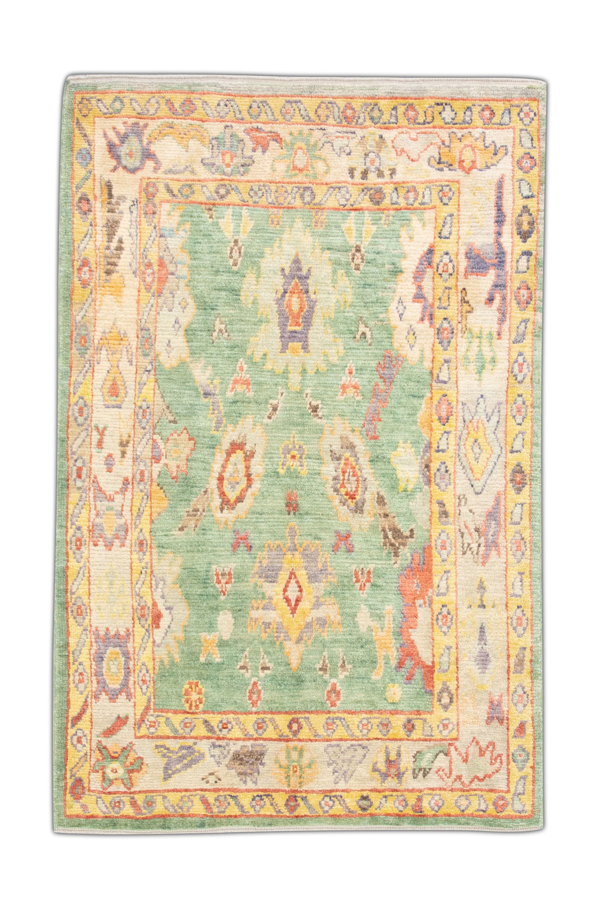 Turkish Oushak Rug 5'4" x 8' #4593