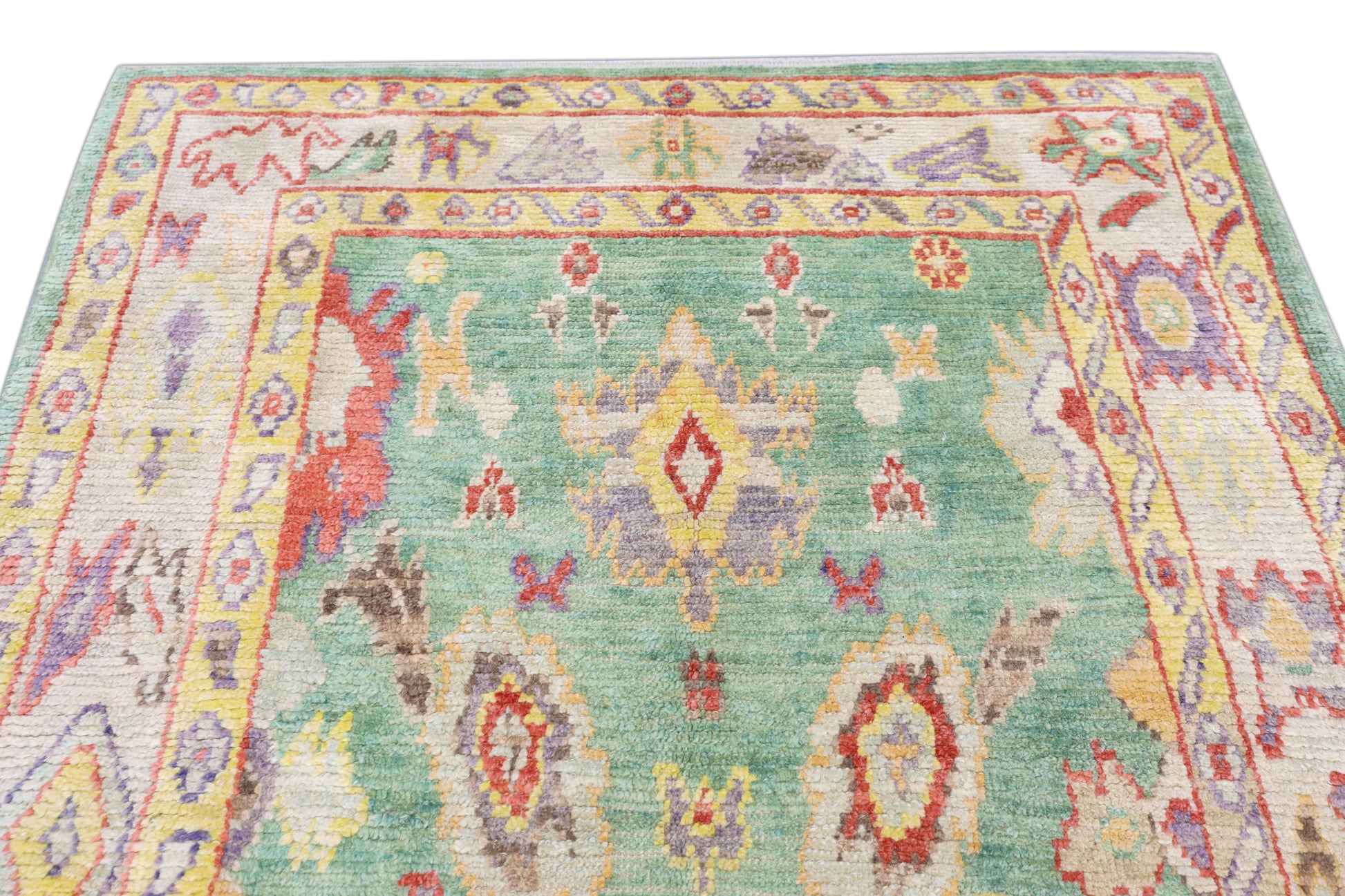 Turkish Oushak Rug 5'4" x 8' #4593