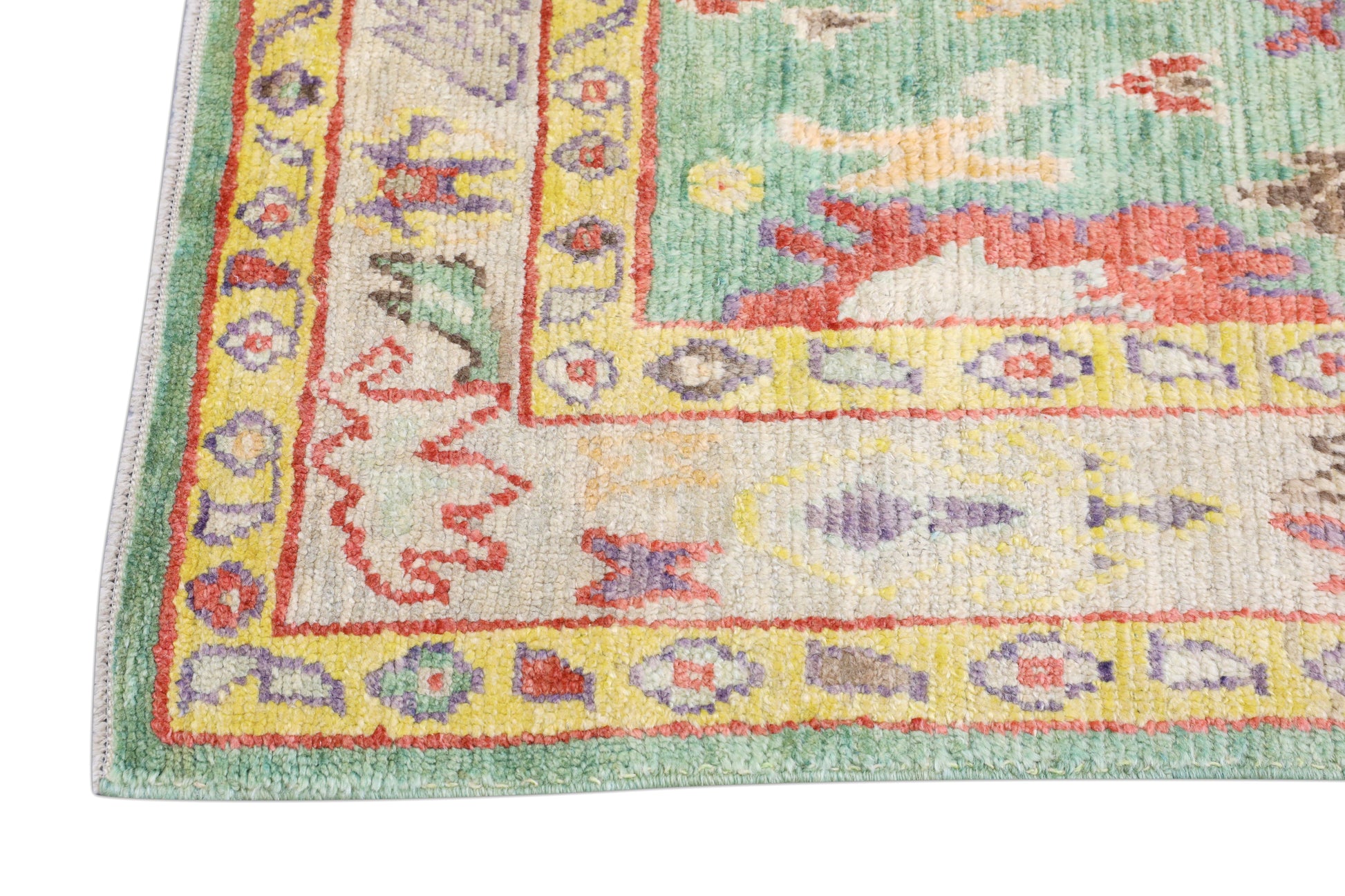 Turkish Oushak Rug 5'4" x 8' #4593