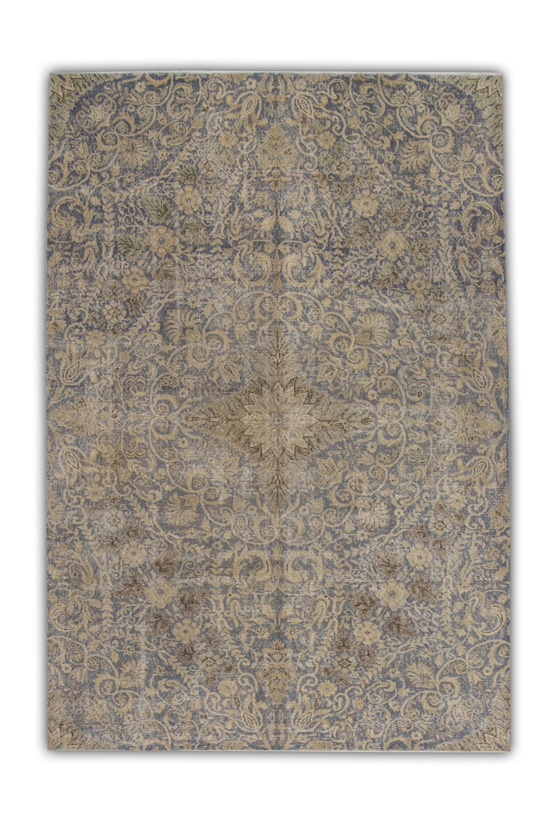 Turkish Vintage Anatolian Rug  7' x 9'9" #112