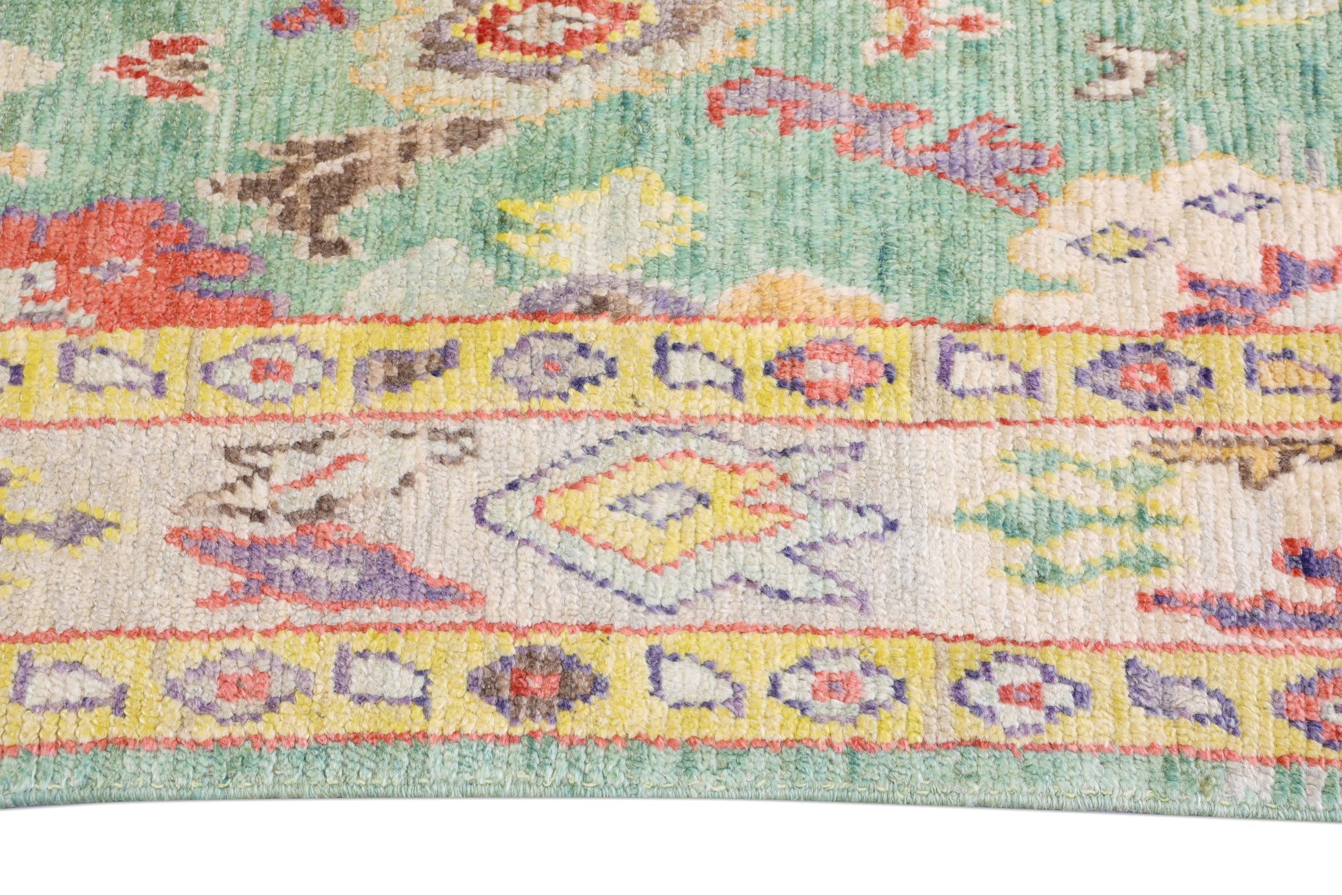 Turkish Oushak Rug 5'4" x 8' #4593