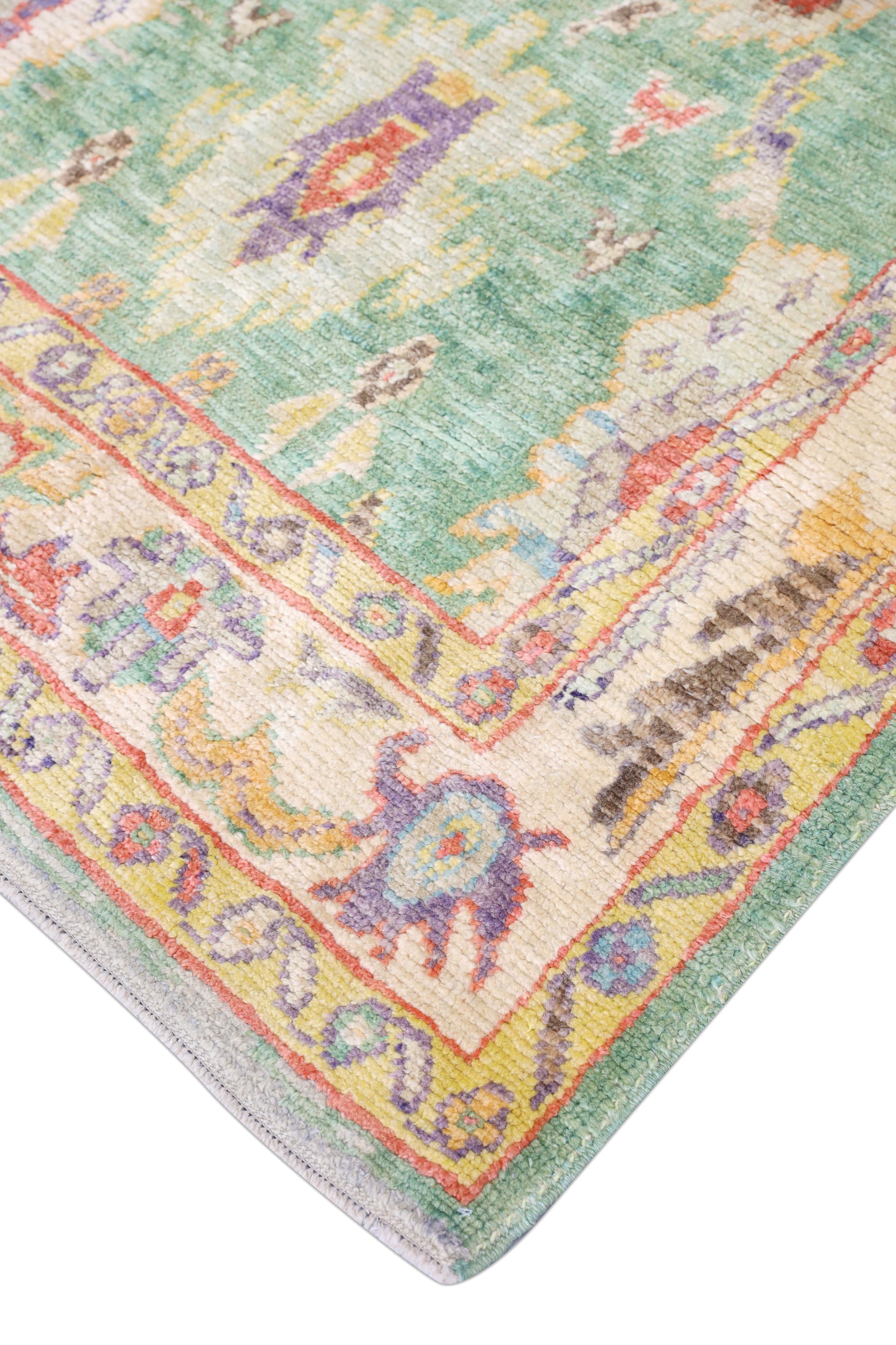 Turkish Oushak Rug 5'4" x 8' #4593