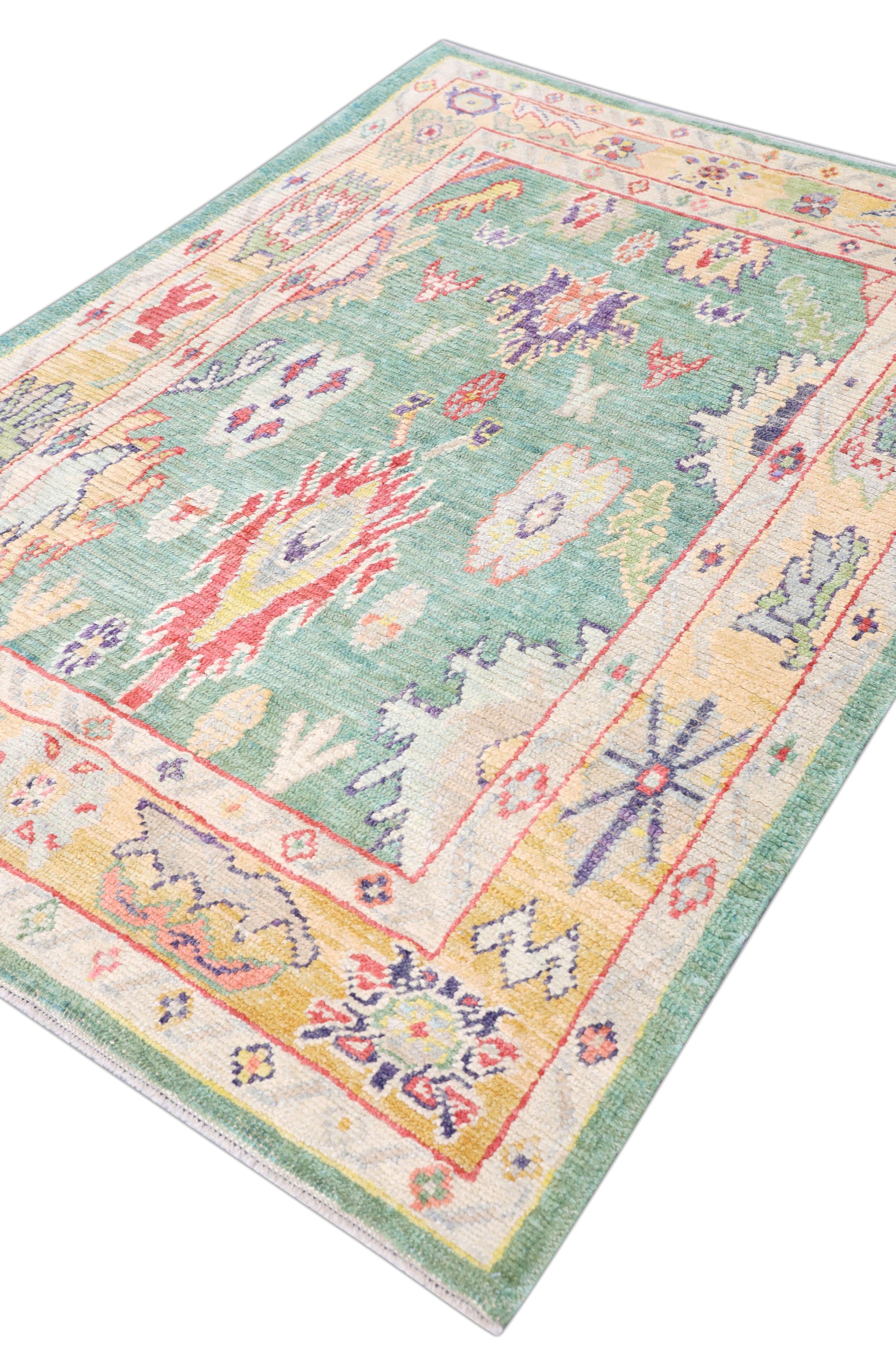Turkish Oushak Rug 5'5' x 7'7" #4592