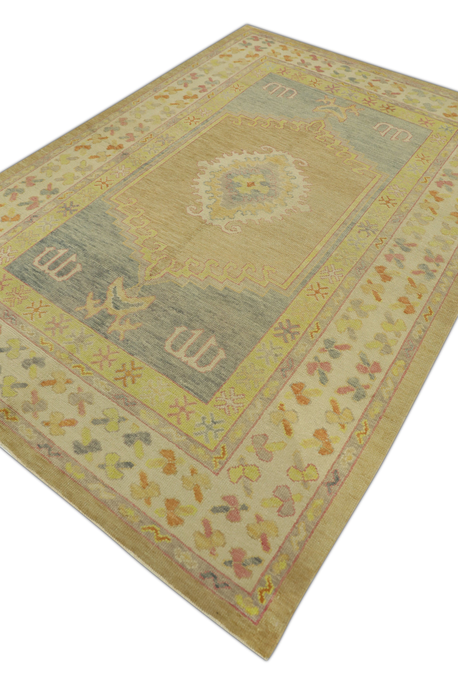 Turkish Oushak Rug 6'2" x 8'11" #944