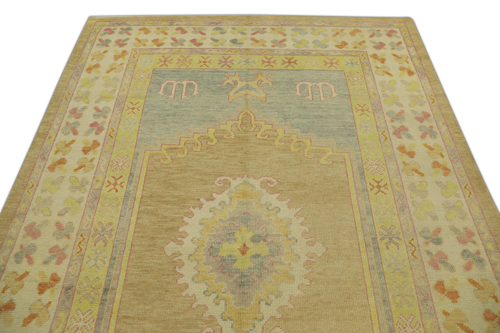 Turkish Oushak Rug 6'2" x 8'11" #944