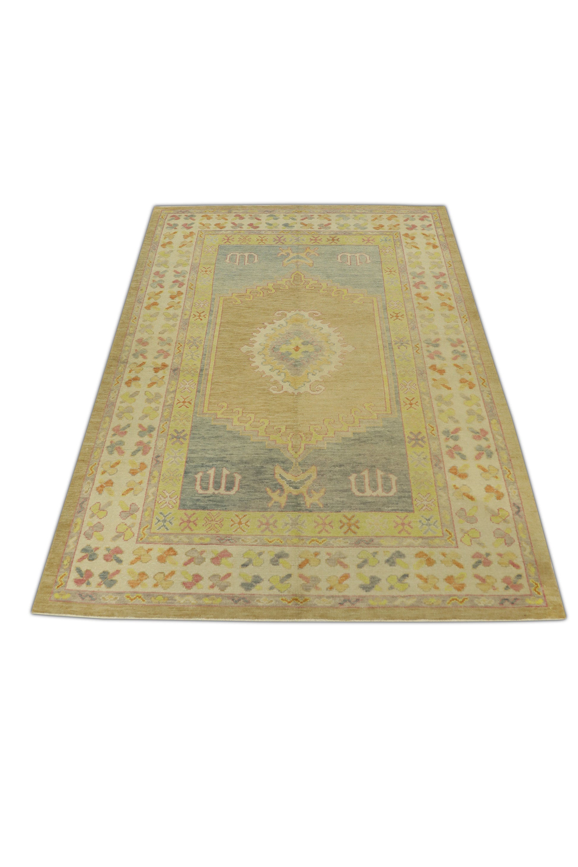 Turkish Oushak Rug 6'2" x 8'11" #944
