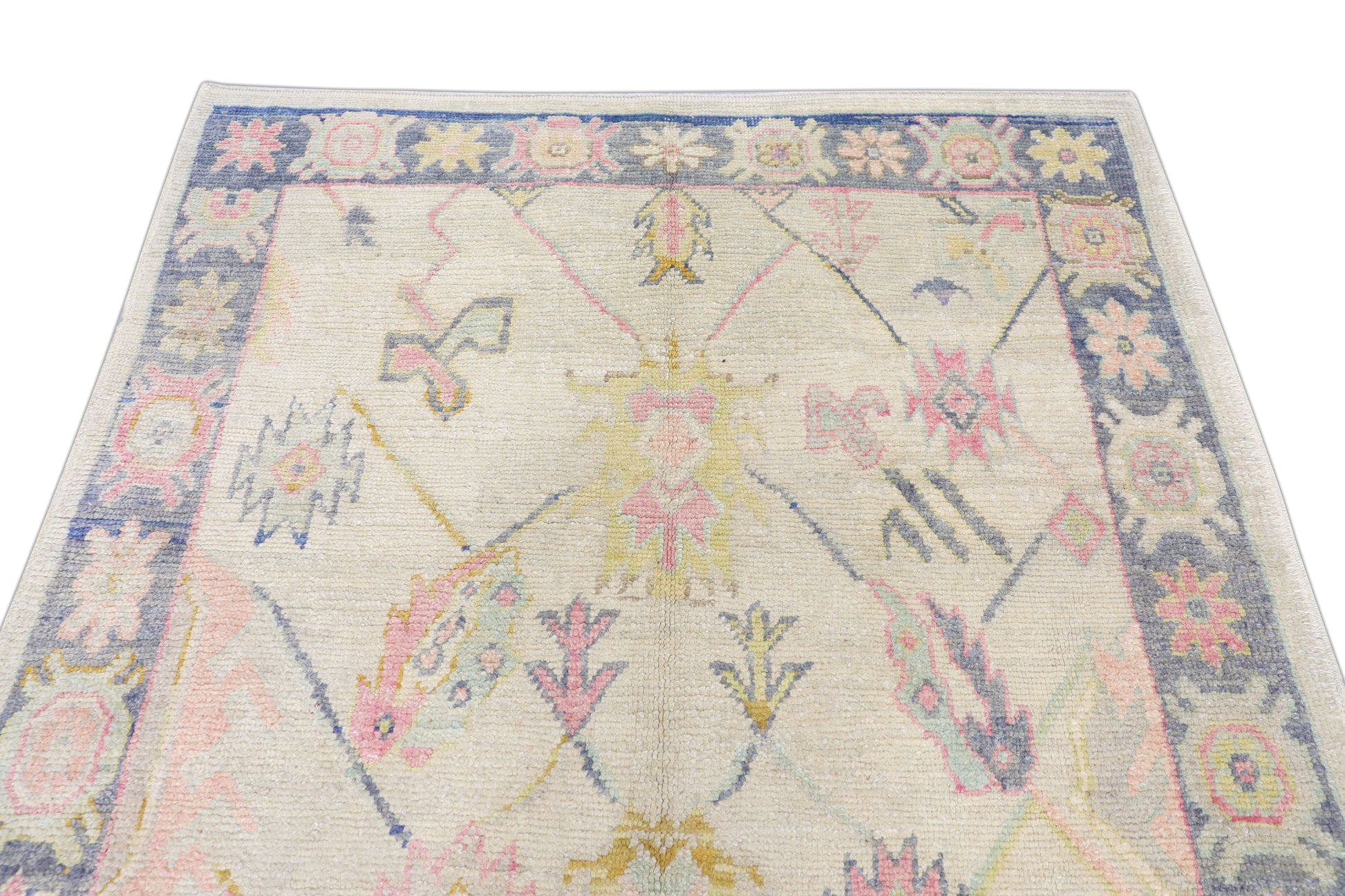 Turkish Oushak Rug 5'7" x 5'6" #4588