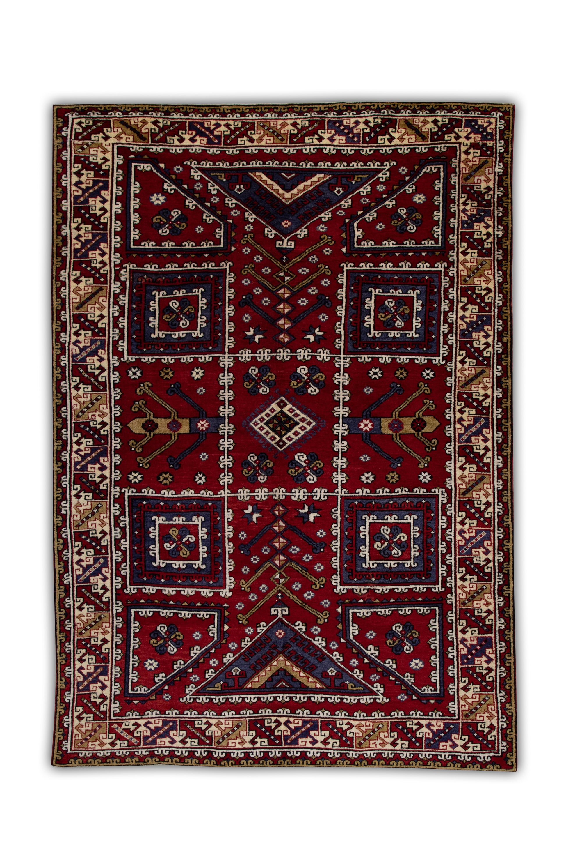 Turkish Vintage Anatolian Rug  6'10" x 9'11" #242