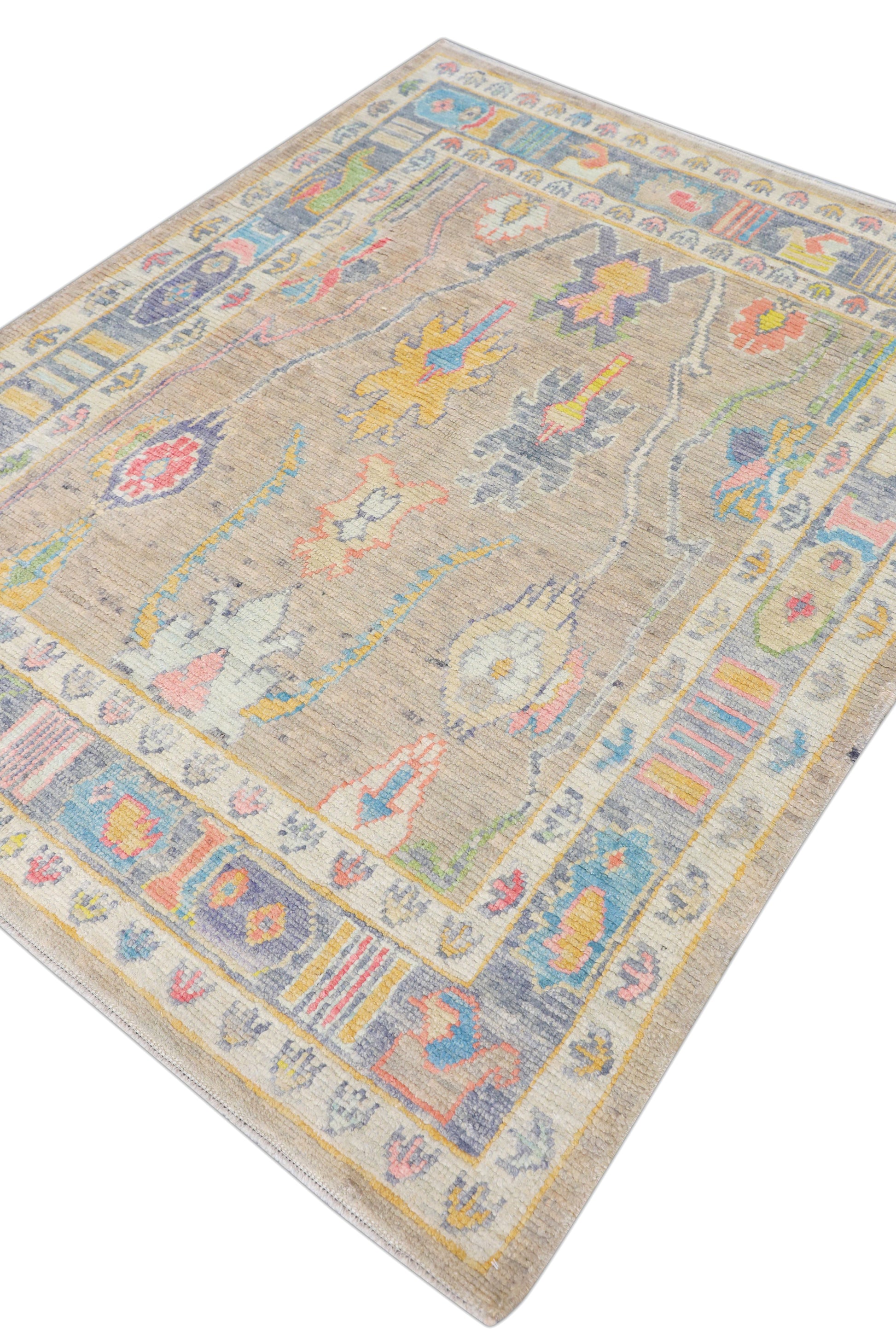 Turkish Oushak Rug 5'5" x 6'8" #4585