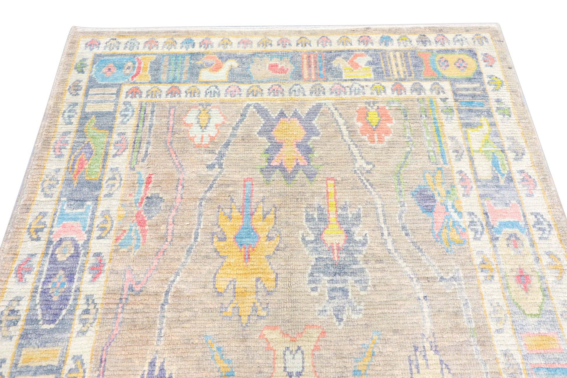 Turkish Oushak Rug 5'5" x 6'8" #4585