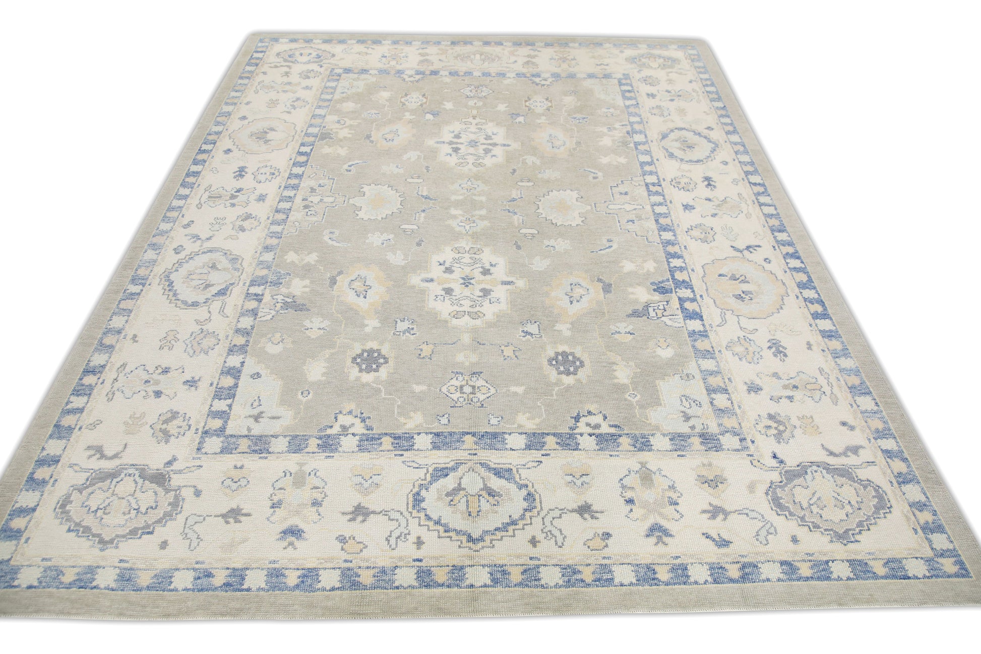Turkish Oushak Rug 9' x 11'7" #7459