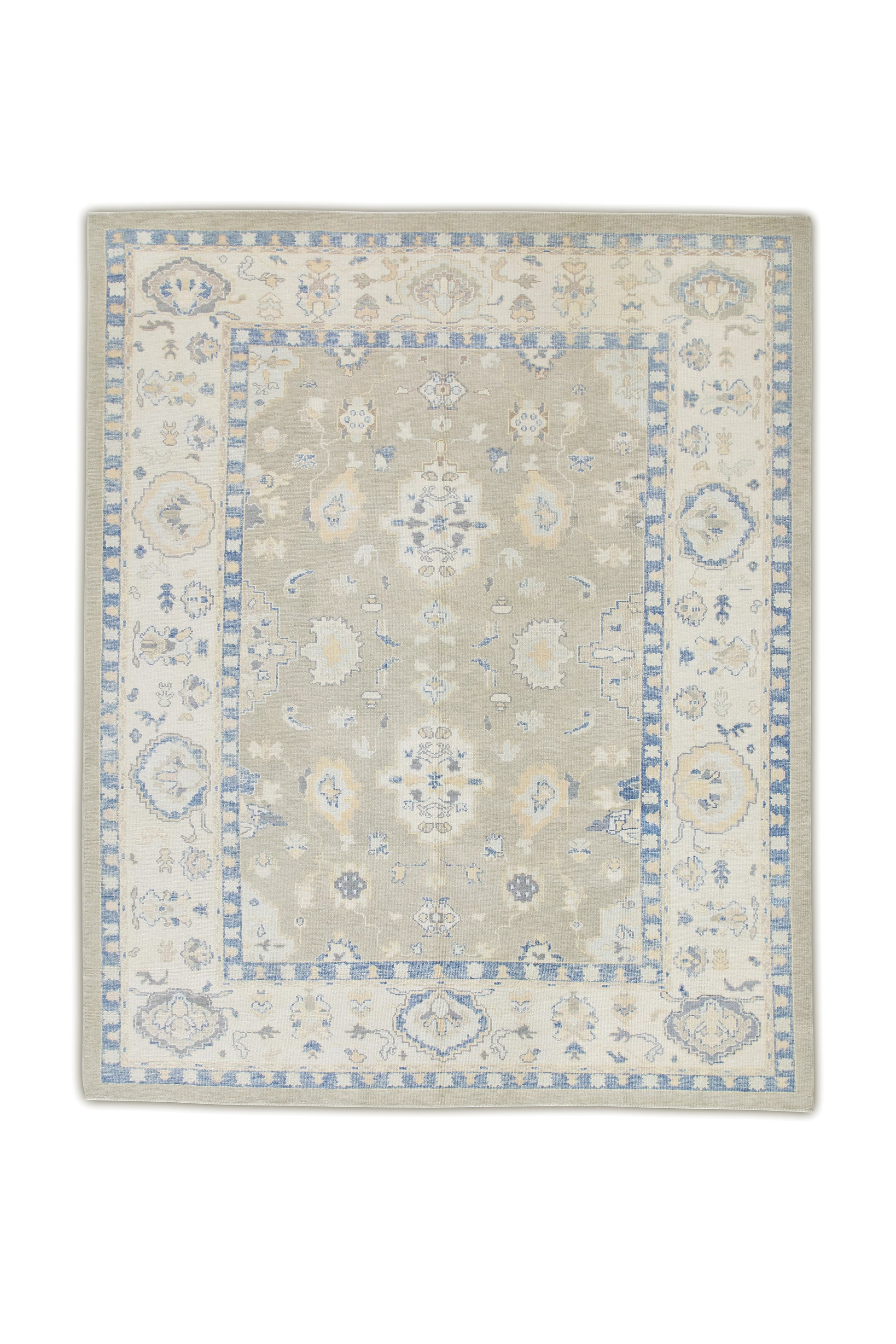 Turkish Oushak Rug 9' x 11'7" #7459