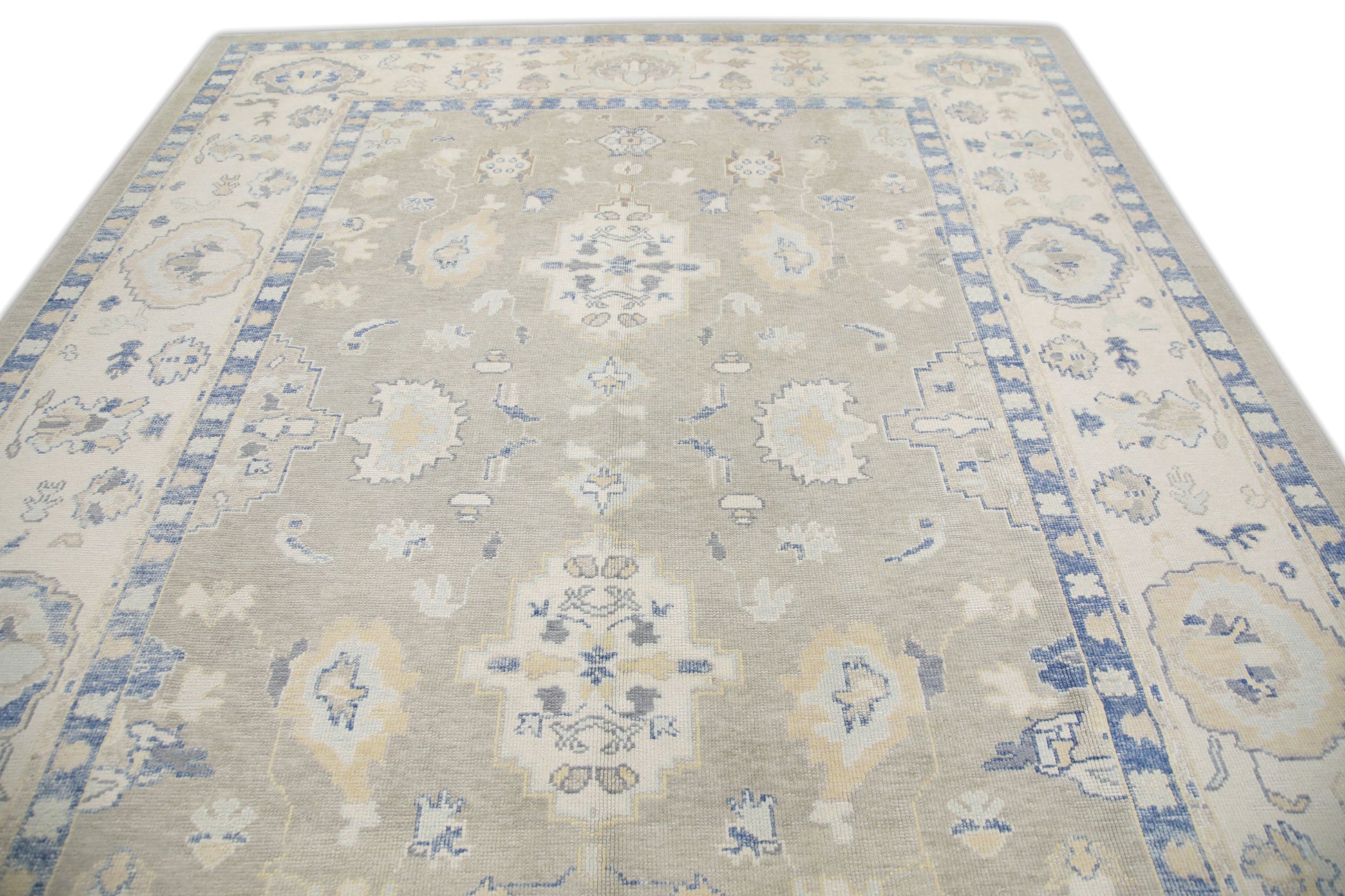 Turkish Oushak Rug 9' x 11'7" #7459