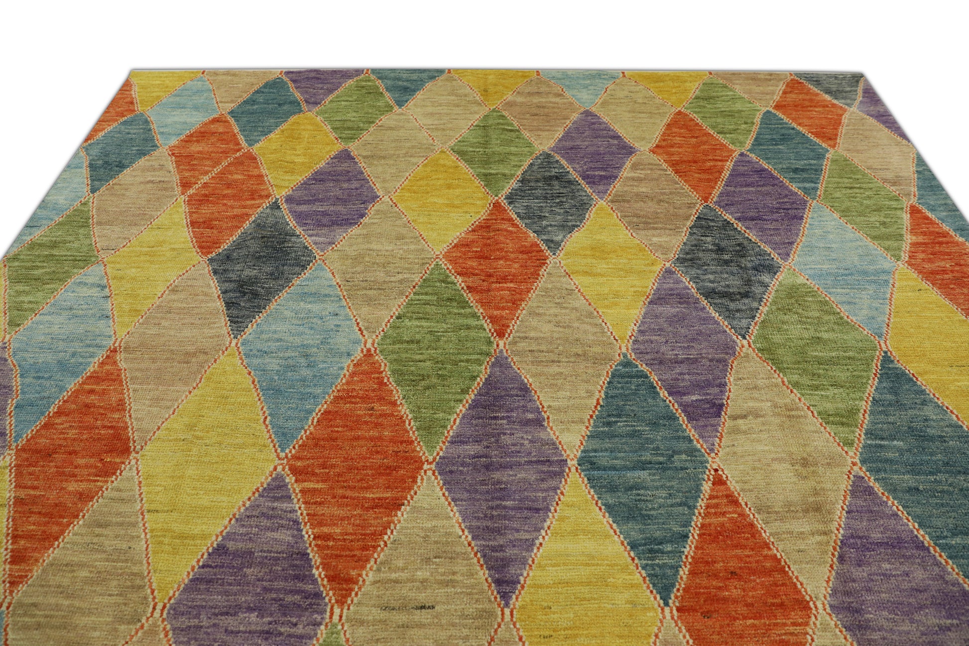 Turkish Tulu Rug Hand Knotted 8'2" x 9'11" #M-1028